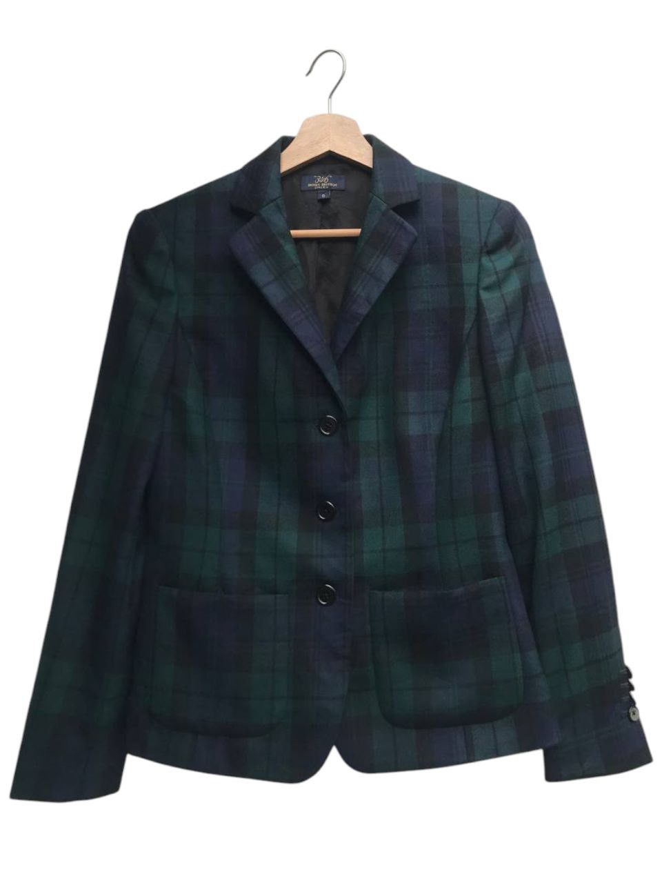 Brooks Brothers Brooks Brothers Plaid Wool Jacket Size US XS / EU 42 / 0 - 1 Thumbnail