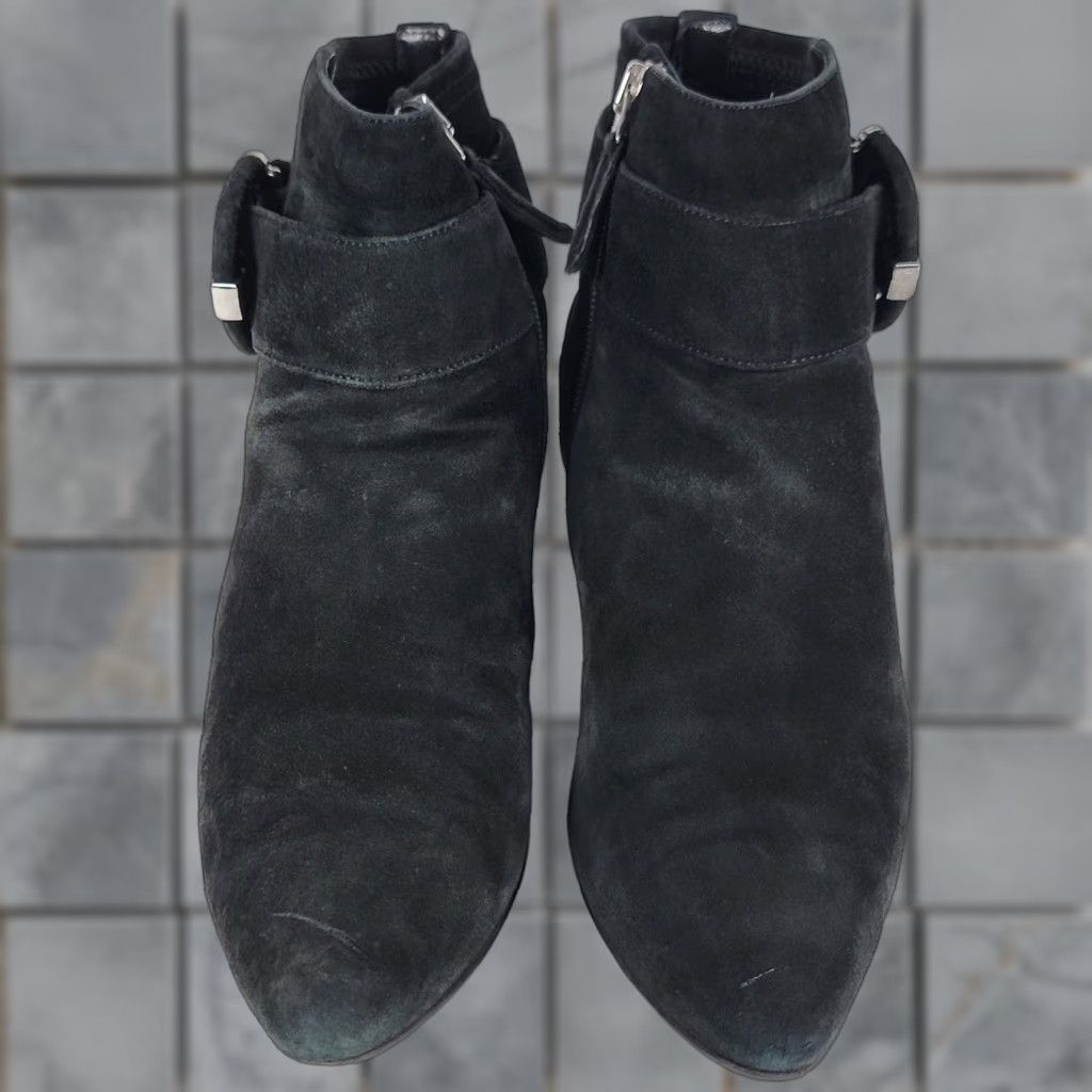 Aquatalia Aquatalia Women's Size 8 Black Suede Ankle Boots Made Italy Size US 8 / IT 38 - 1 Thumbnail
