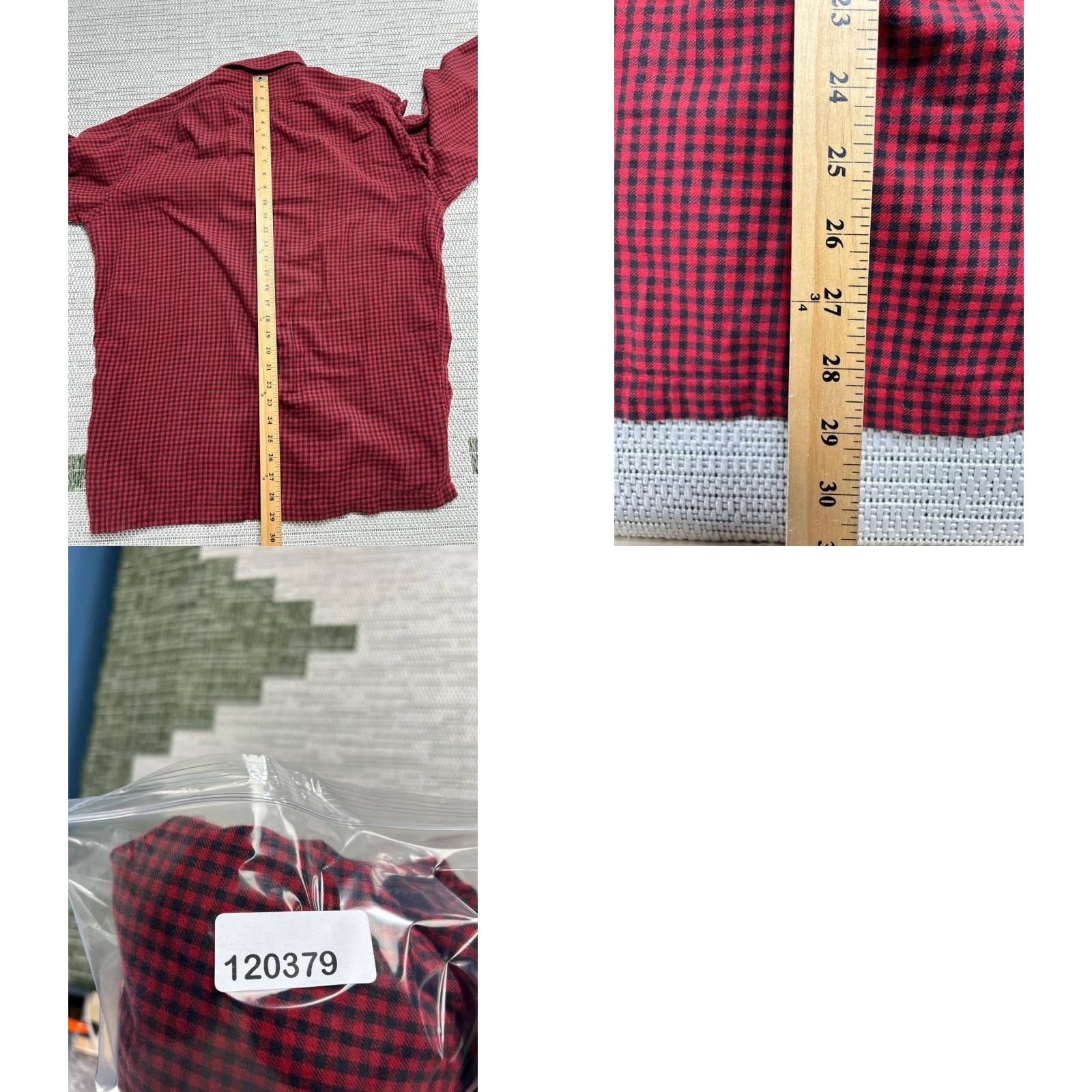 Polo Ralph Lauren Polo Ralph Lauren Garvey Shirt Mens Large Red Buffalo Check Cotton Button Up Size US L / EU 52-54 / 3 - 9 Thumbnail