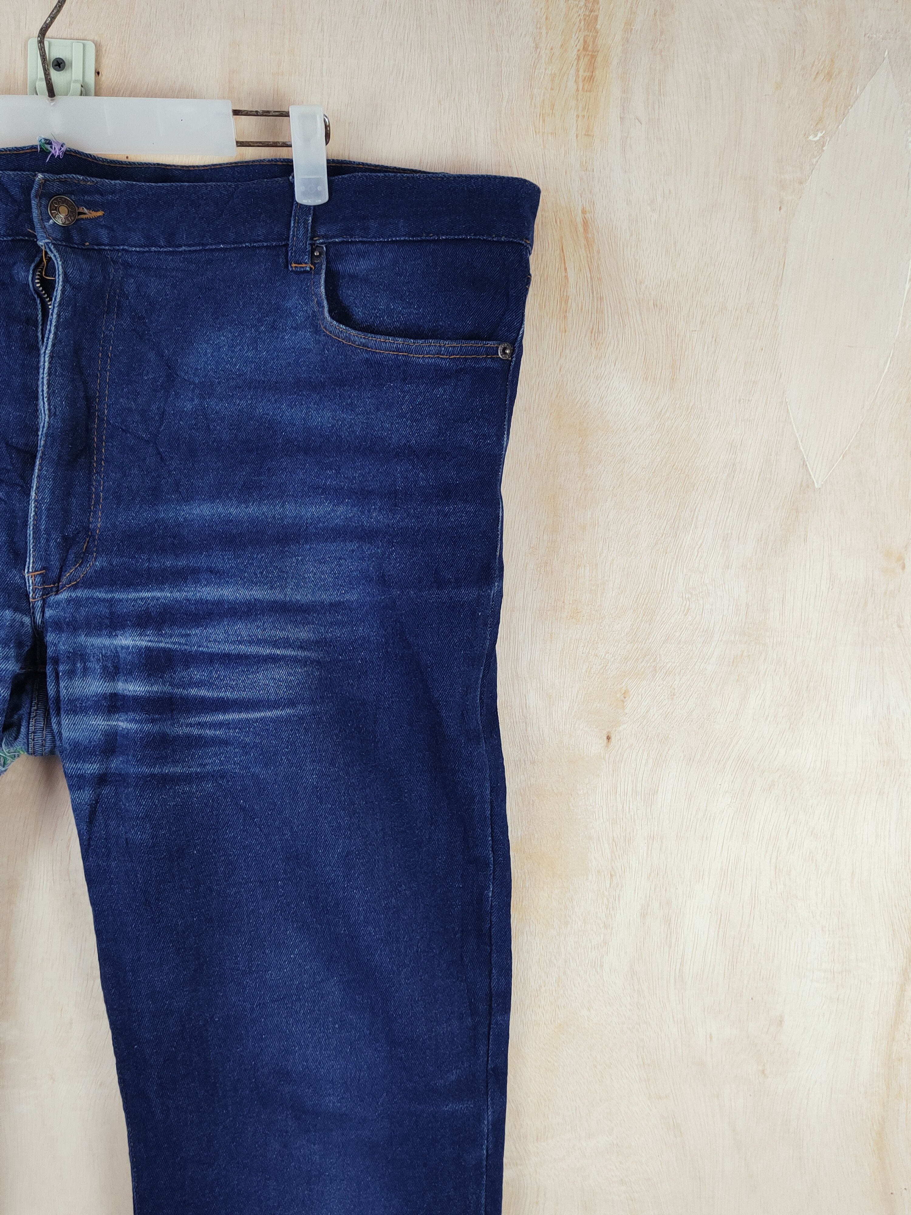 Japanese Brand *Waist 47*OSJ Blue Distressed Ripped Jeans #S2650 Size US 44 / EU 60 - 5 Thumbnail