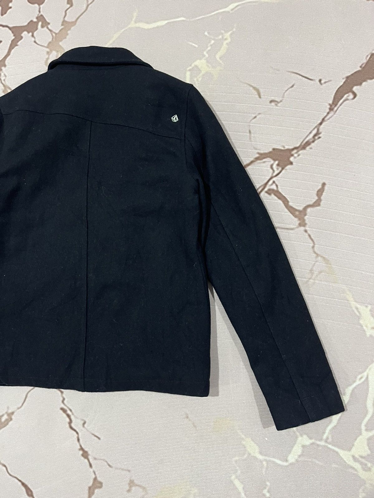 Volcom Volcom Wool Pea Coat Cropped Jacket Black Womens S Size S / US 4 / IT 40 - 13 Thumbnail