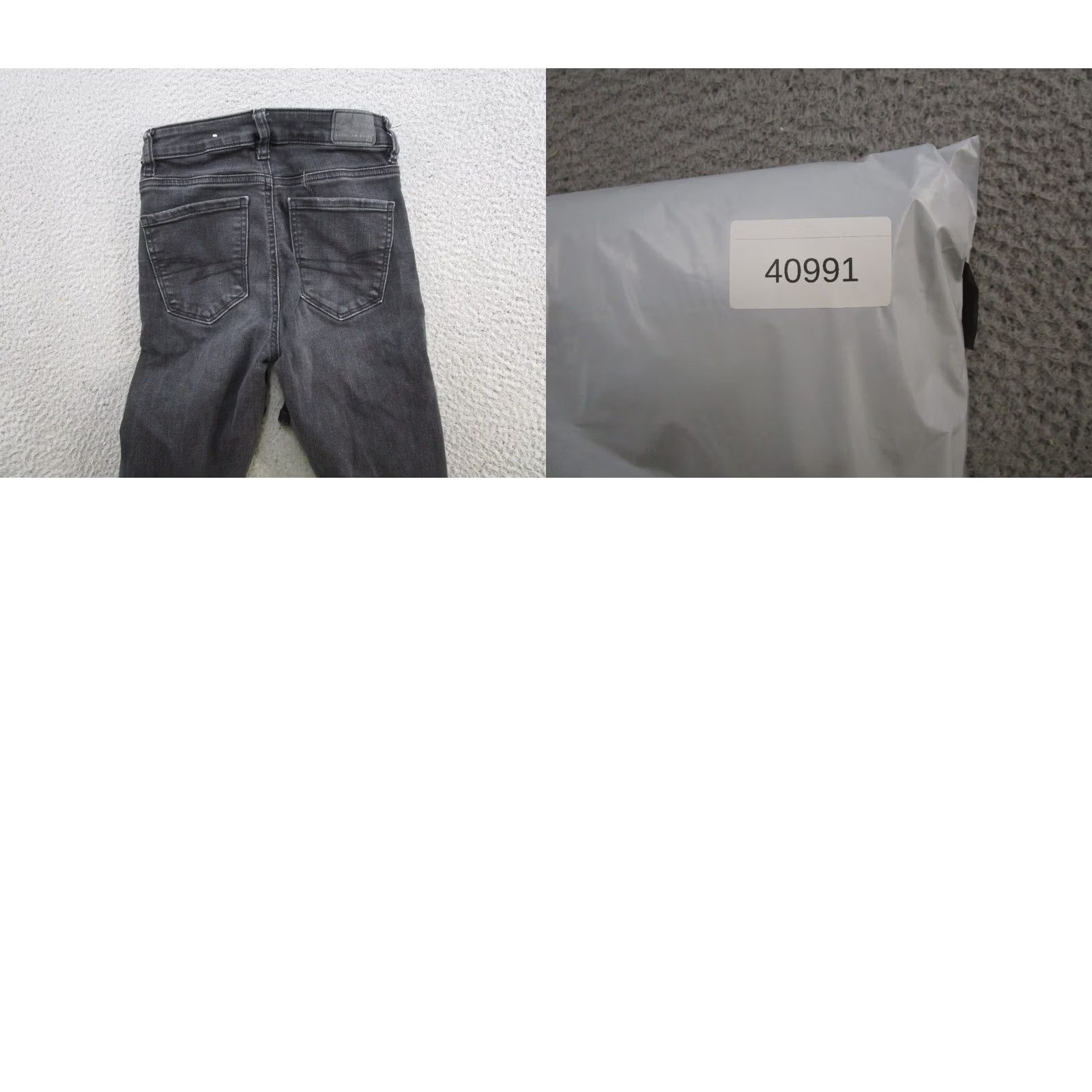 American Eagle Outfitters VINTAGE American Eagle Next Level Stretch Super Hi Rise Jegging Jeans Size 0 Short Black Size 25" / US 0 / IT 36 - 9 Thumbnail
