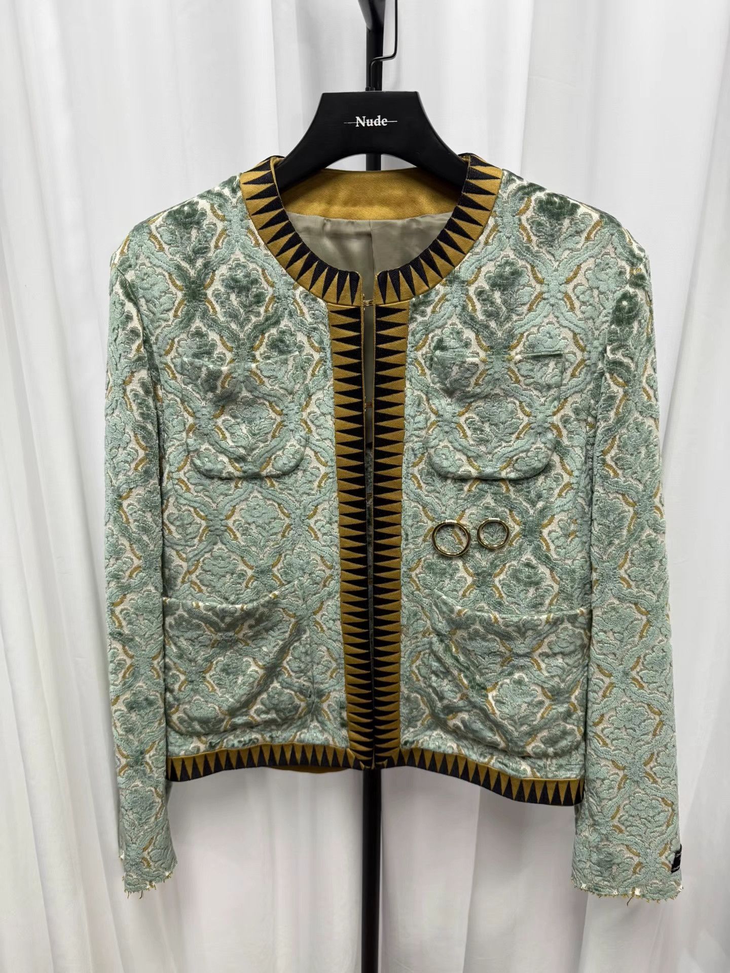 Undercover UNDERCOVER Velvet Jacquard Jagged Jacket K20 Size XS / US 0-2 / IT 36-38 - 1 Thumbnail