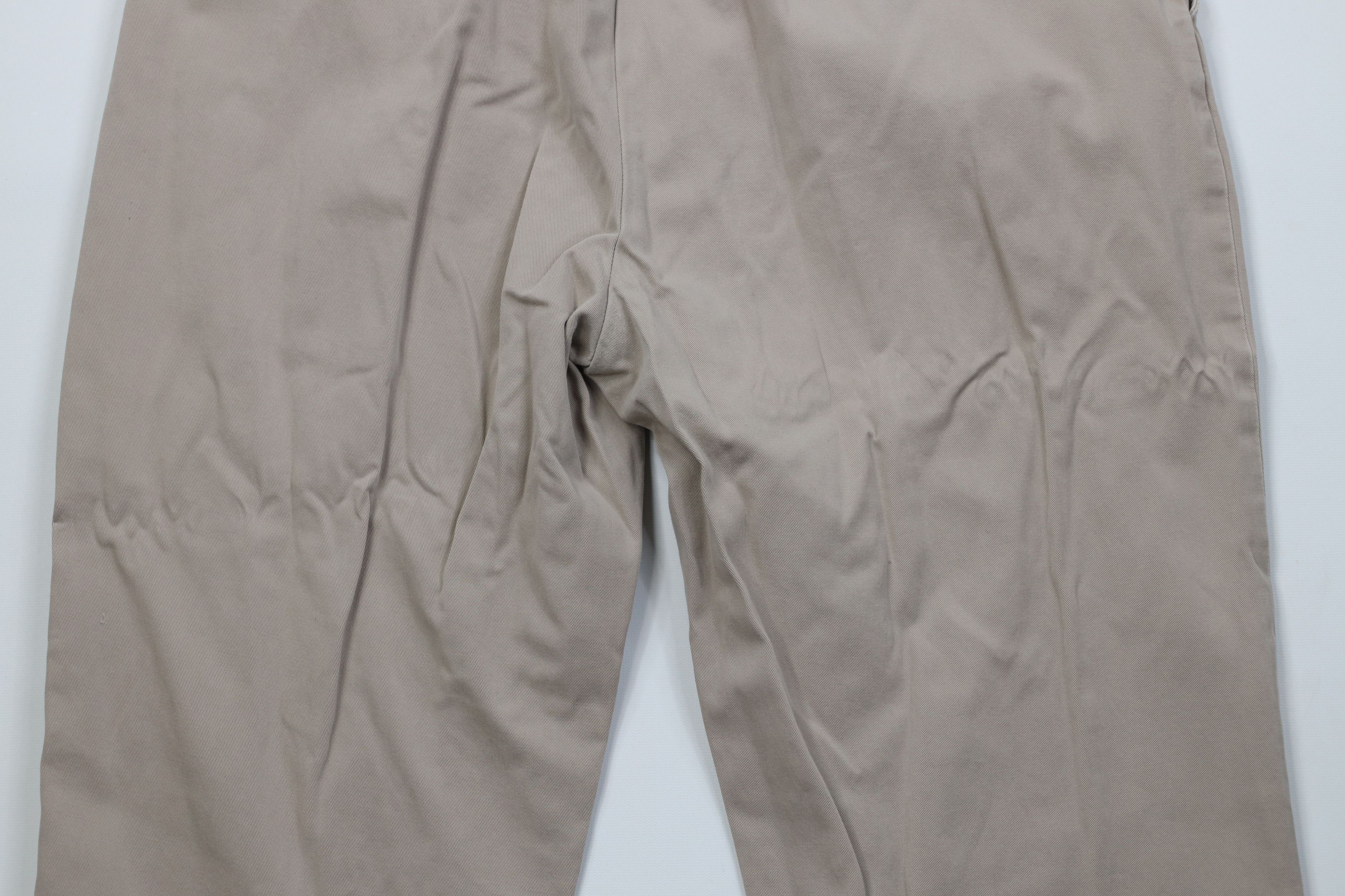Ralph Lauren Vintage 90s Ralph Lauren Wide Leg Chino Pants Beige Cotton Size US 38 / EU 54 - 11 Thumbnail