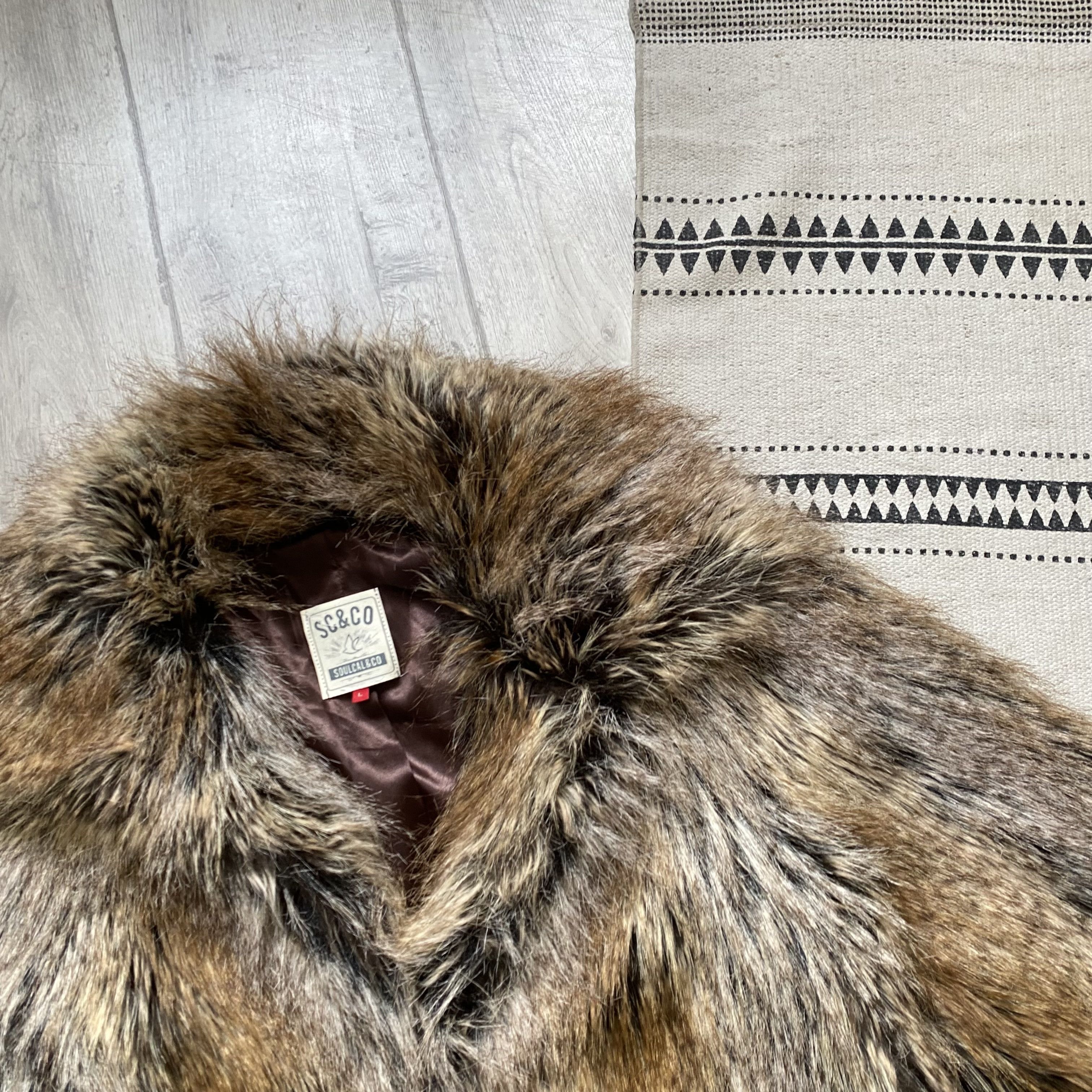 Hysteric Glamour Vintage 00s Fluffy Faux fur jacket cropped coat Beauty Beast Size L / US 10 / IT 46 - 8 Thumbnail