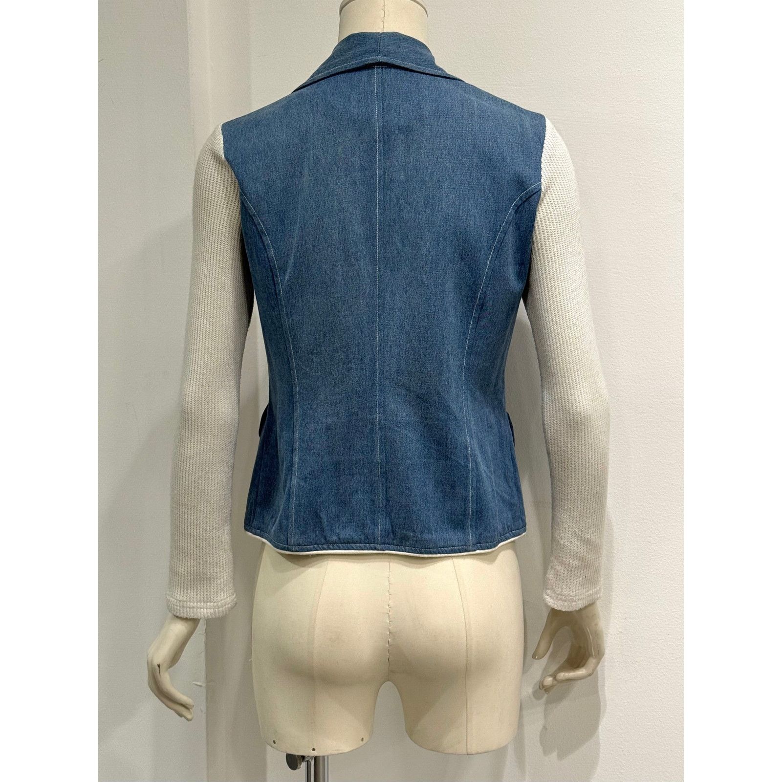 Dior 2000s Christian Dior hybrid denim jacket Size L / US 10 / IT 46 - 5 Thumbnail