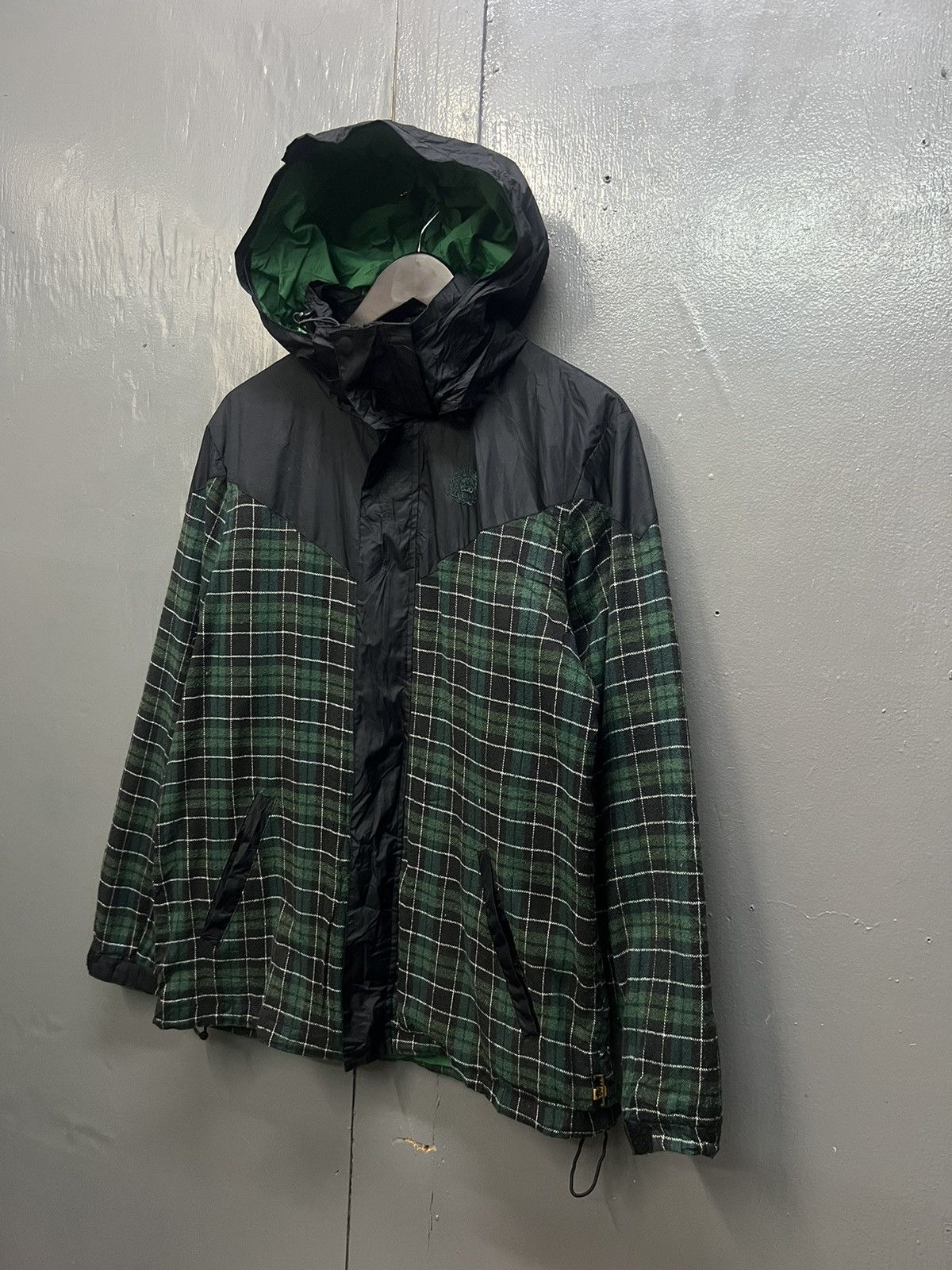 Japanese Brand Cotton Hoodie With Nylon Lining Jacket Size US XL / EU 56 / 4 - 3 Thumbnail