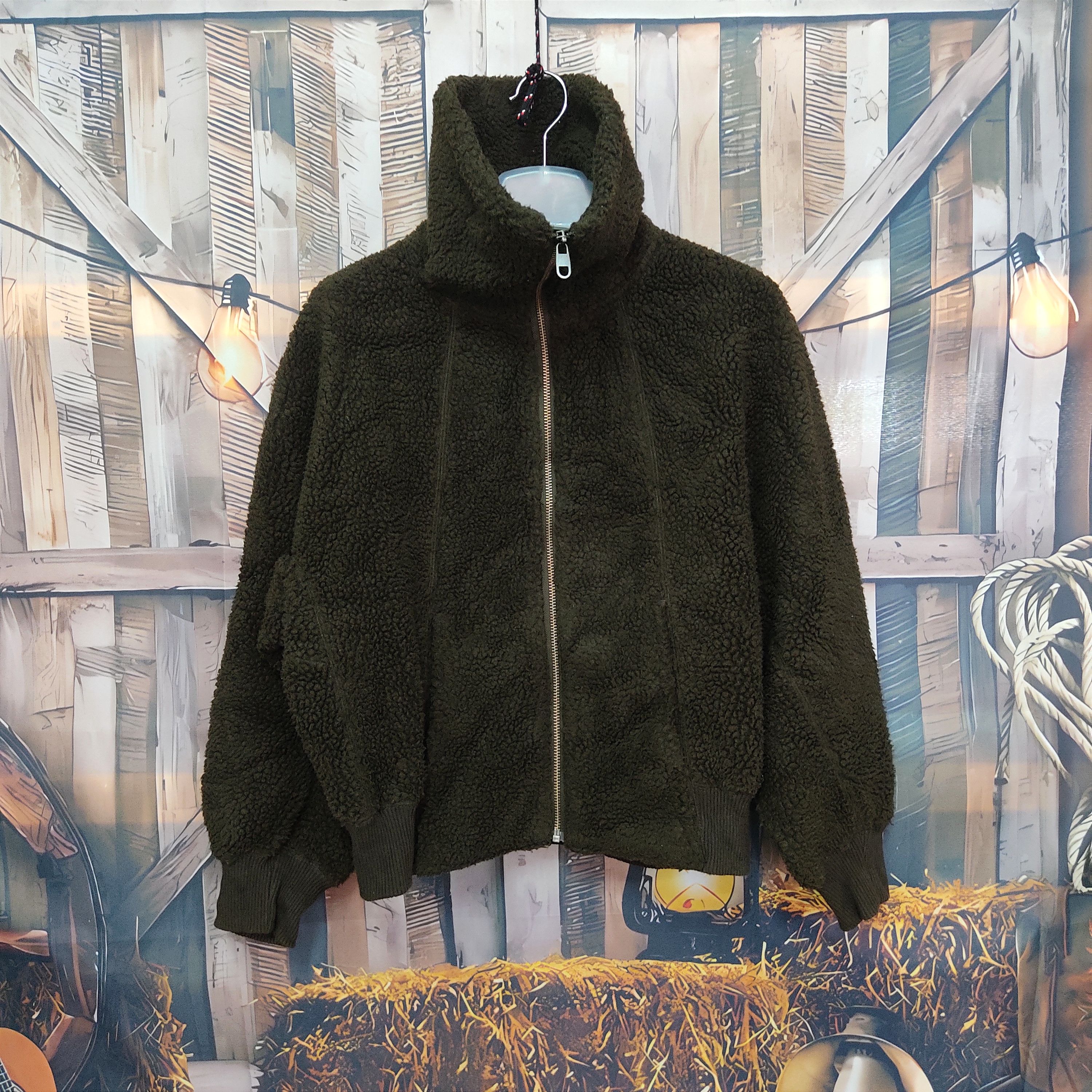 Christophe Lemaire UNIQLO U x LEMAIRE Deep Pile Sherpa Fleece Zipper Jacket Size US XL / EU 56 / 4 - 2 Thumbnail