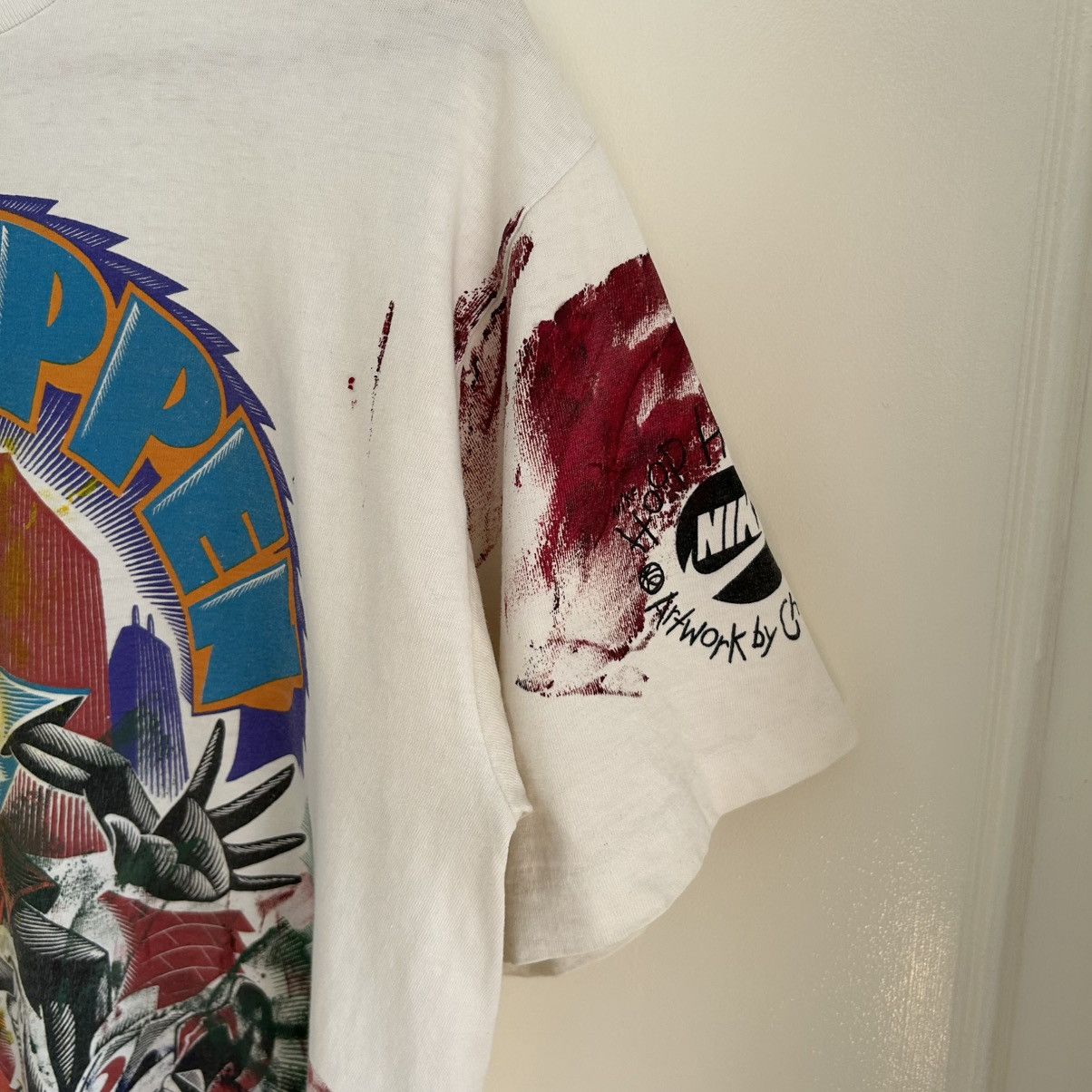 Nike × Vintage Vintages 90s Nike Scottie Pippen Hoop Héroes Tee Size US M / EU 48-50 / 2 - 4 Thumbnail