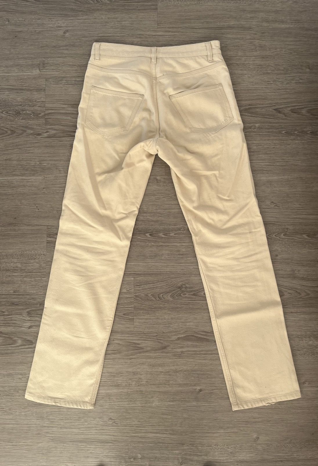 Wales Bonner High-waisted cotton/wool khaki Size US 30 / EU 46 - 2 Thumbnail