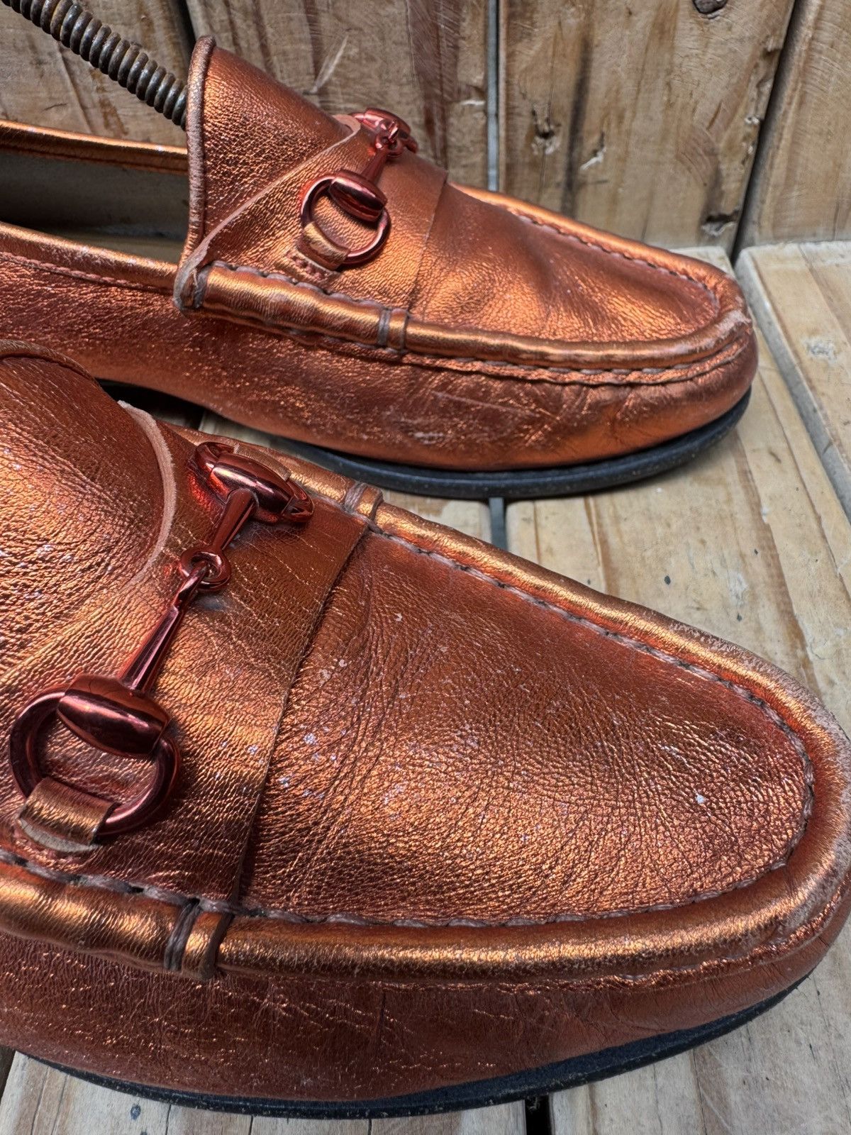 Gucci Gucci 1953 Orange women’s leather flats sz EUR 35.5 USA 5.5 Size US 5.5 / IT 35.5 - 7 Thumbnail