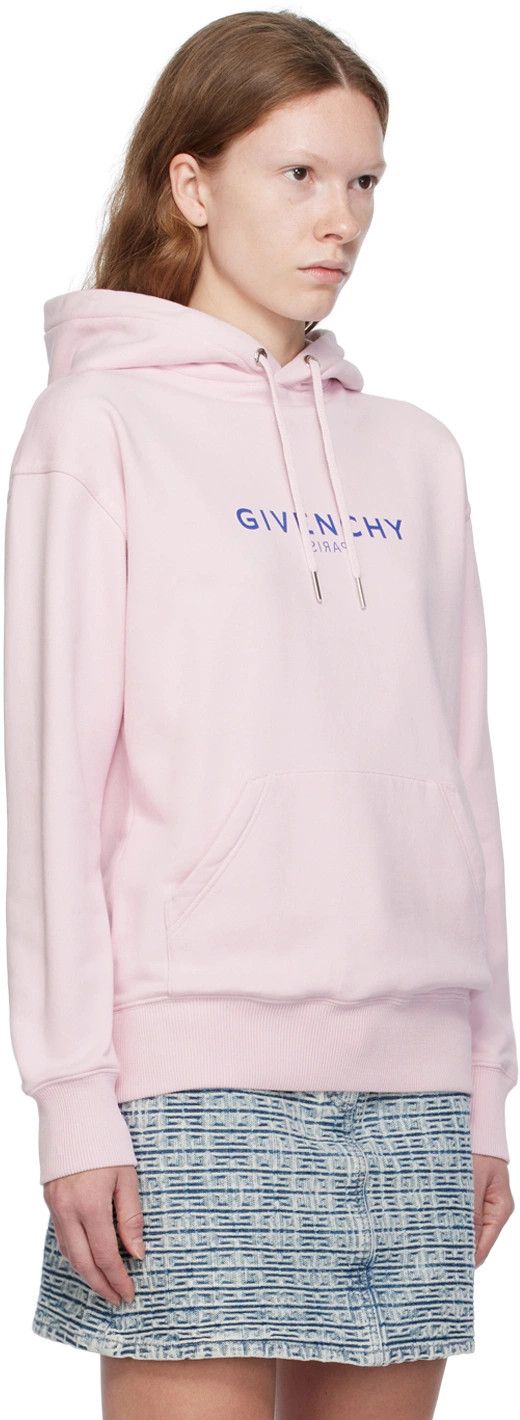 Givenchy o1srvl11e0326 Printed Hoodie in Pink Size S / US 4 / IT 40 - 2 Thumbnail