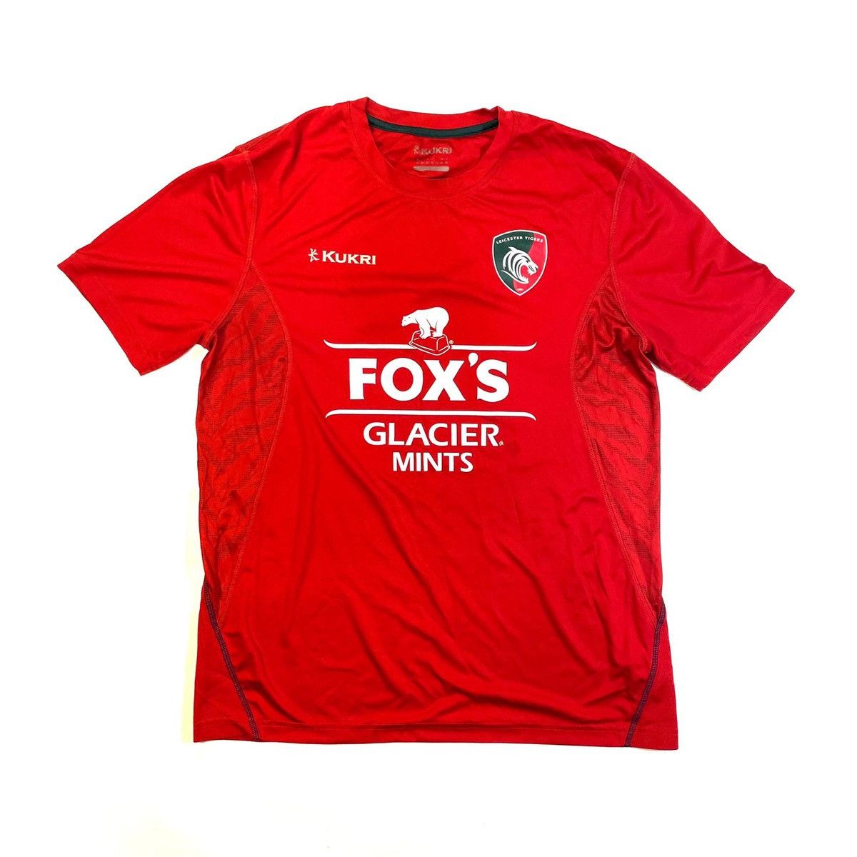 Other Red Leicester Tigers Kukri jersey shirt tee sportswear top Size US XL / EU 56 / 4 - 1 Thumbnail