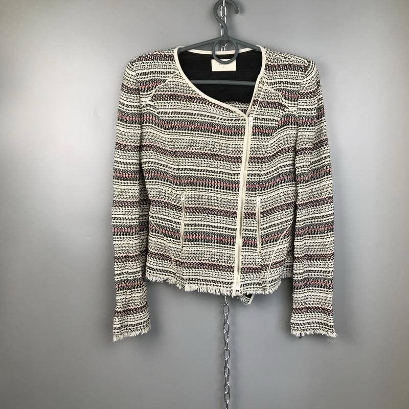 ba&sh Ba&sh Salonta Cotton Blazer Jacket Size XS / US 0-2 / IT 36-38 - 3 Thumbnail