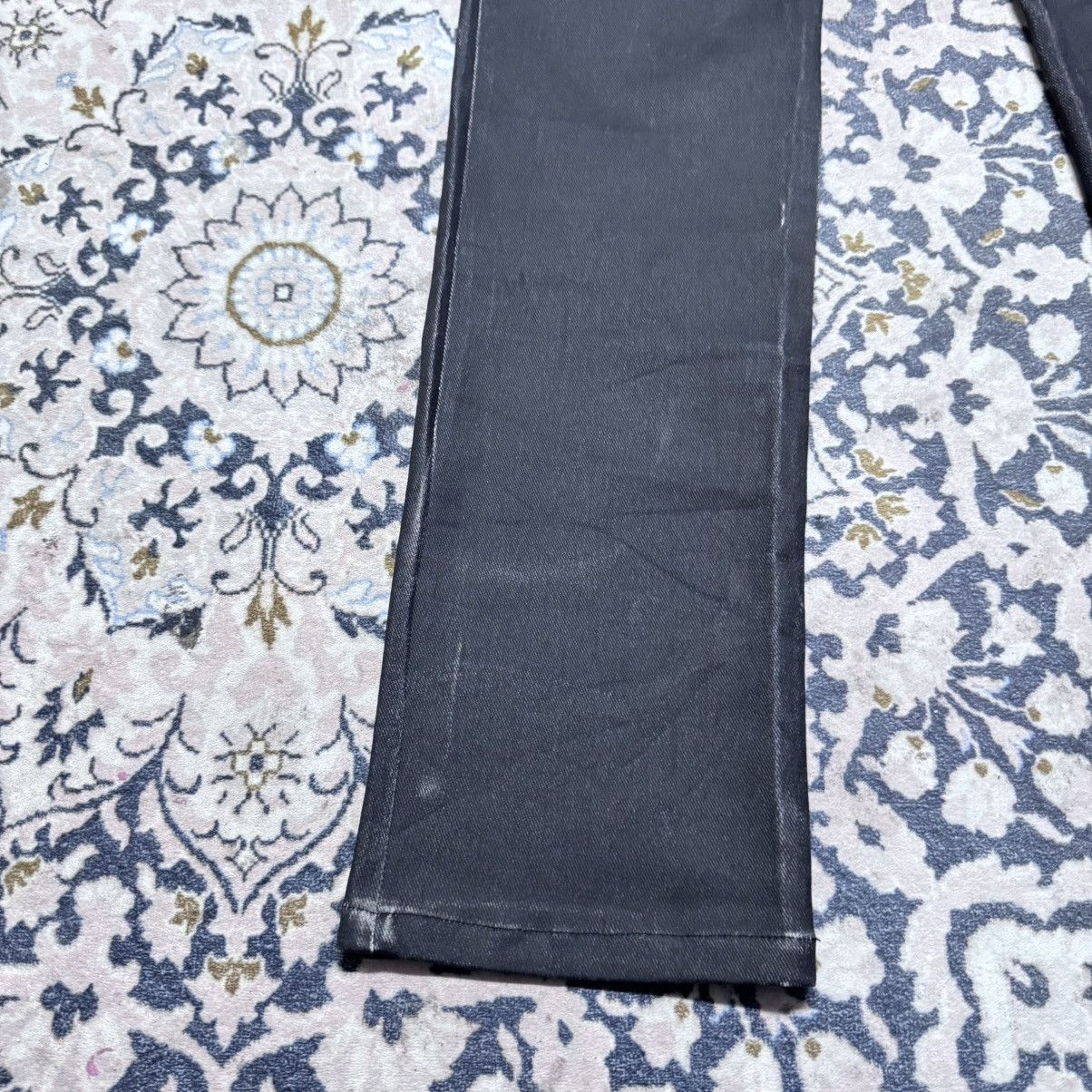 Japanese Brand Hundredclub Japan Denim Black Waxed Jeans Size US 30 / EU 46 - 8 Thumbnail