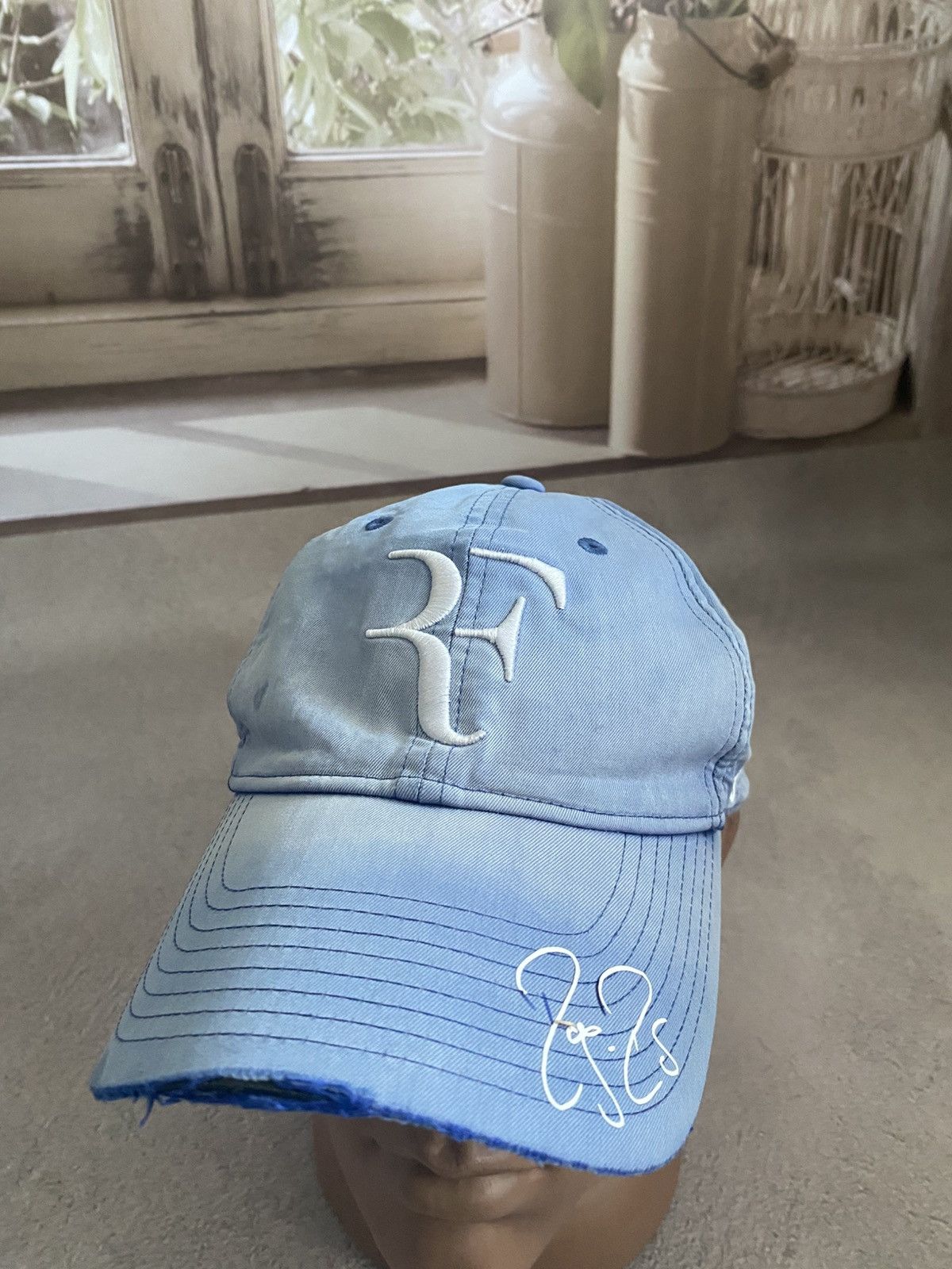 Nike × Vintage Nike RF vintage distressed hat cap Size ONE SIZE - 2 Thumbnail