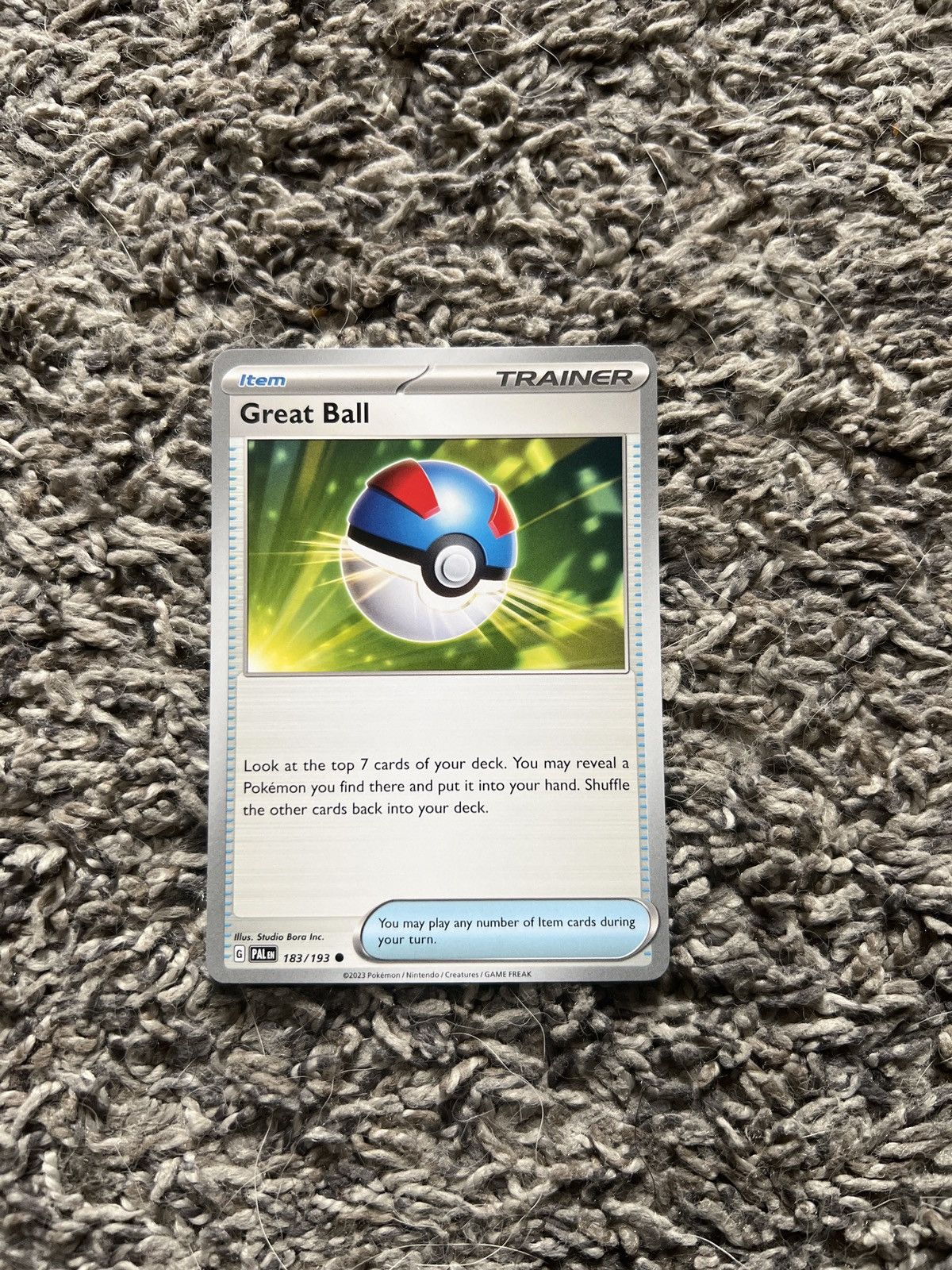 Hypebeast × Nintendo × Pokemon 2023 Pokémon Great Ball Card Size ONE SIZE - 1 Thumbnail