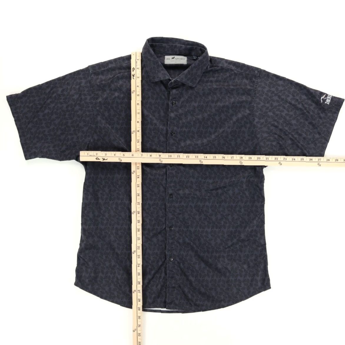 Vintage HL Sport The Rookery Charcoal Button Up Shirt HL Sport The Rookery Polyester Button Up Shirt Men L Charcoal The Rookery Shirt Mens Button Up Size US L / EU 52-54 / 3 - 3 Thumbnail