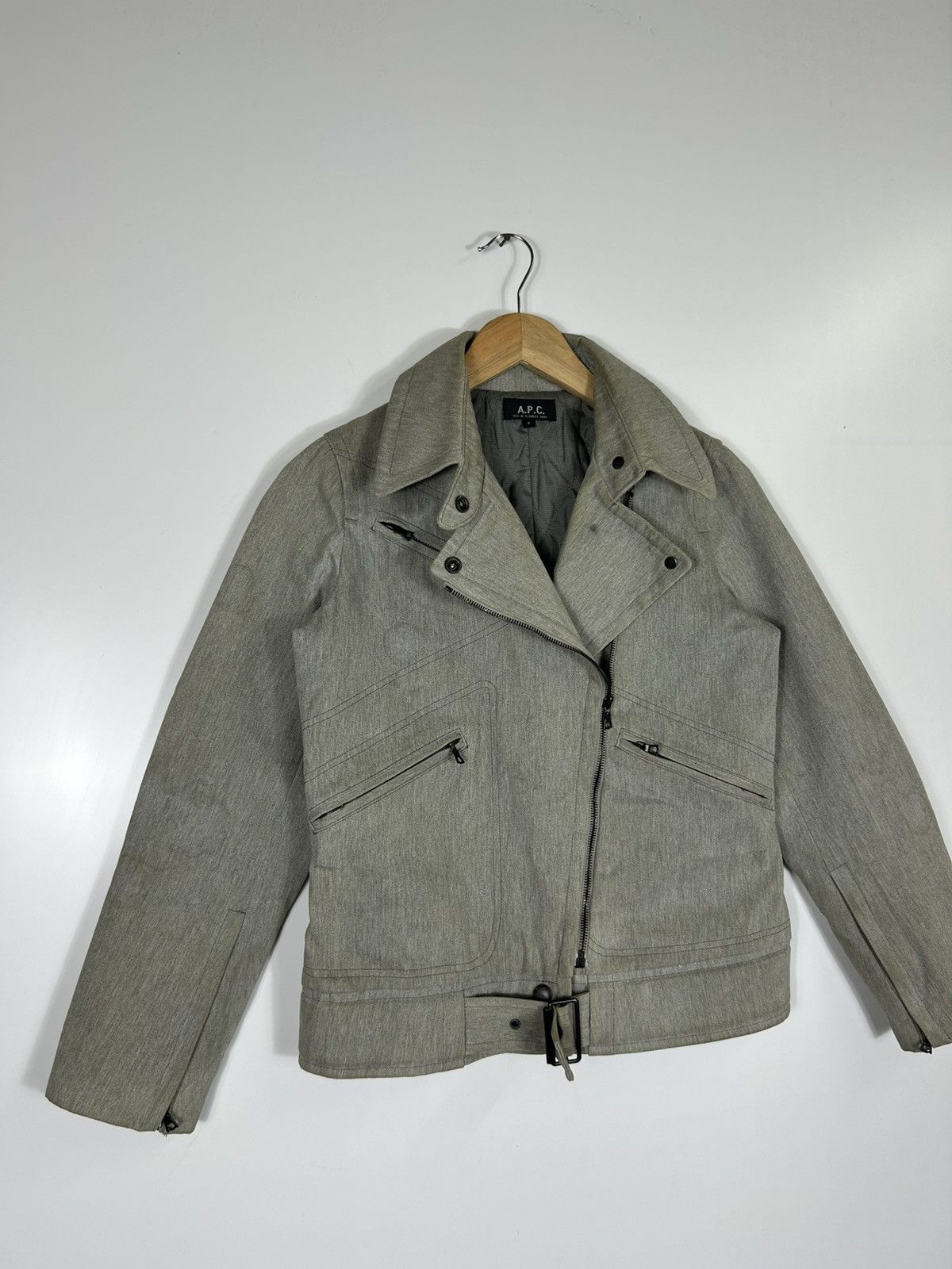 A.P.C. A.P.C. Paris Vintage Moto Jacket – Made in Japan Size S / US 4 / IT 40 - 5 Thumbnail