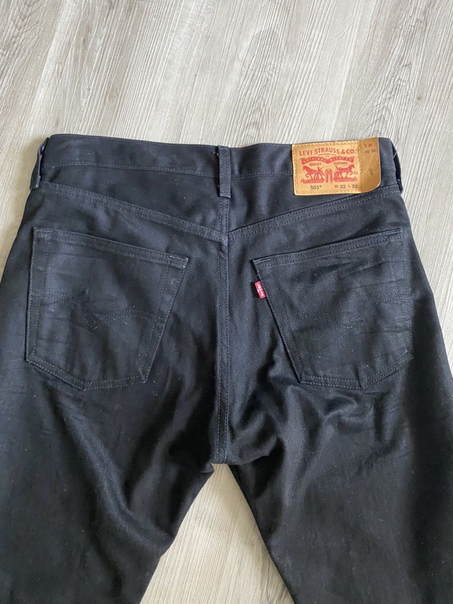 Levi's Pure Black Levi 501s Size US 32 / EU 48 - 4 Thumbnail