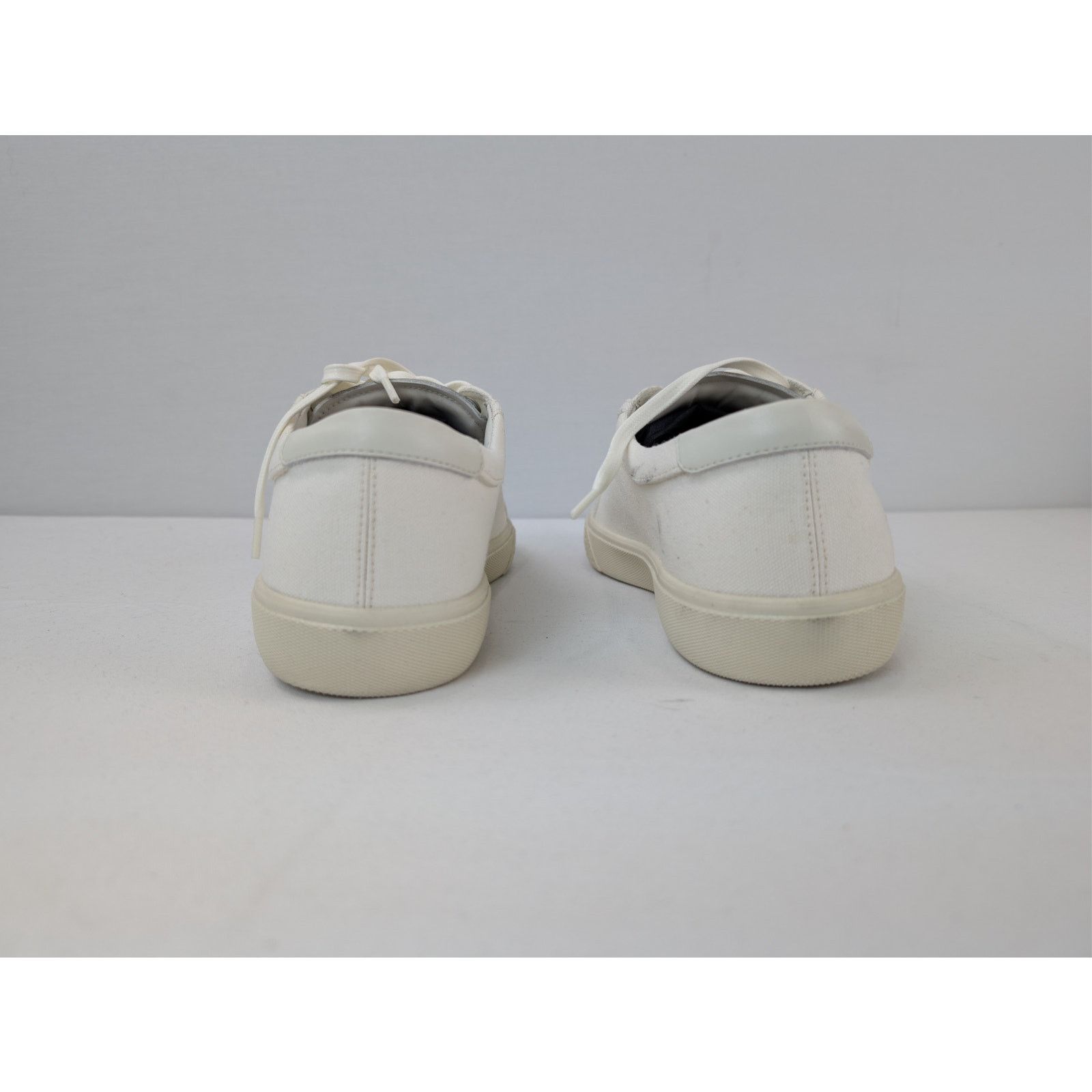 Celine o1rshd1 Canvas & Calfskin Low top Sneakers in White Size US 10 / EU 43 - 11 Thumbnail