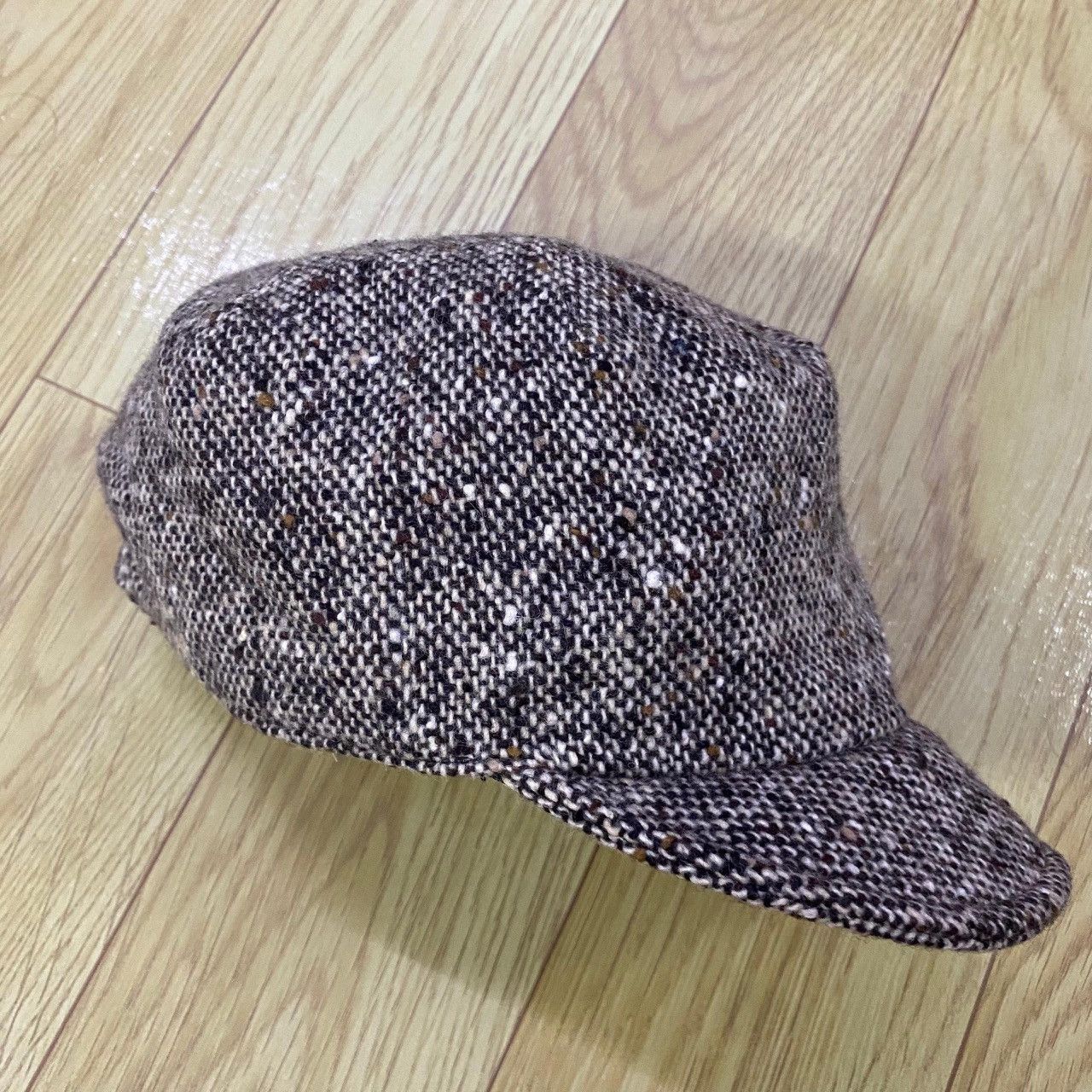 Hysteric Glamour Hysteric Glamour Japan Wool Tweed Newsboy Cap – “Evil” Size ONE SIZE - 3 Thumbnail