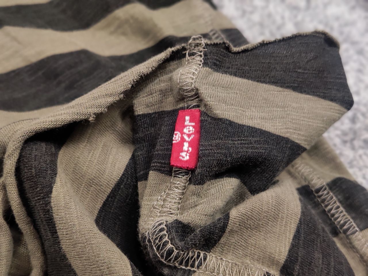 Levi's Vintage 90's Levis Engineered Military Striped Long Sleeve Size US M / EU 48-50 / 2 - 15 Thumbnail