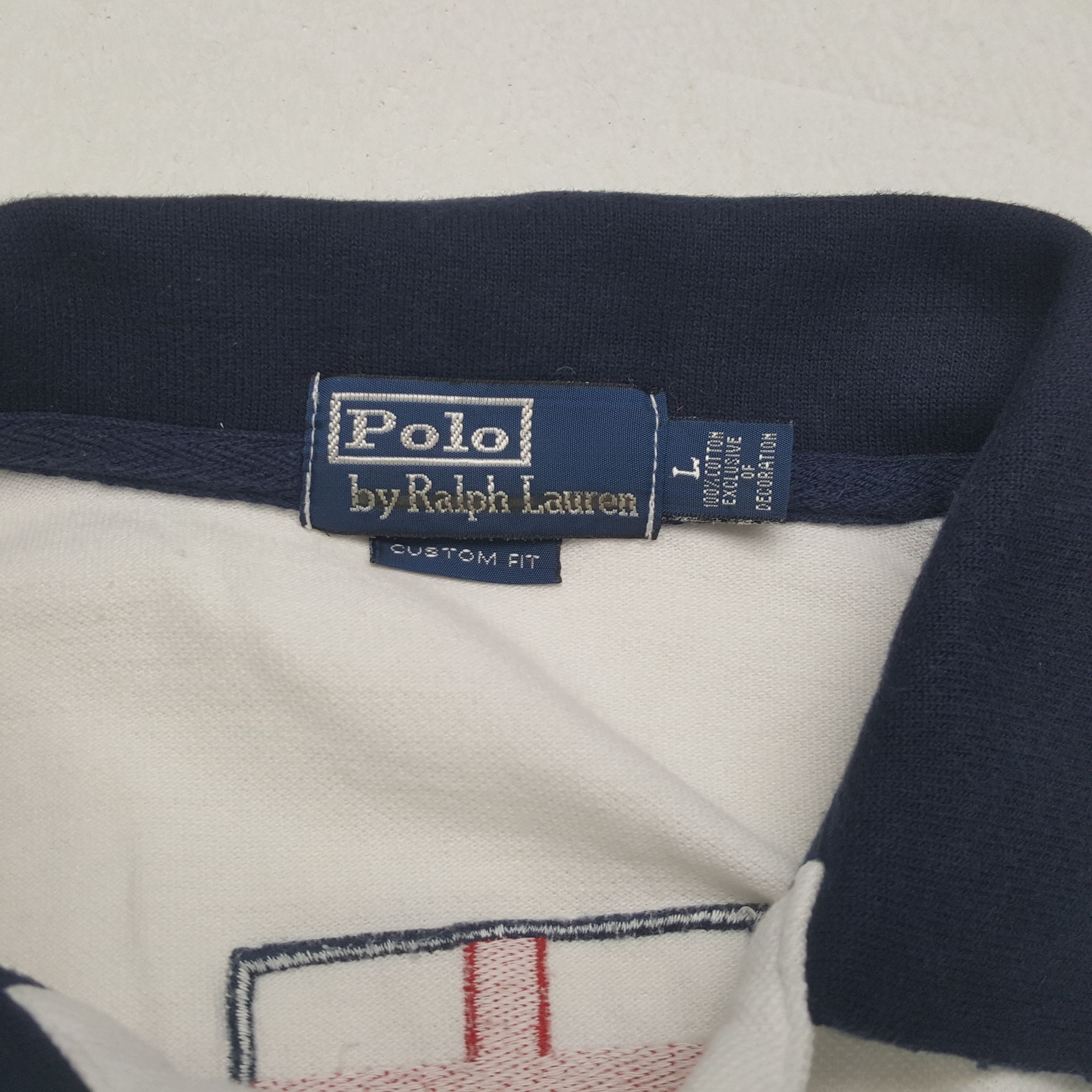 Polo Ralph Lauren × Vintage Vintage POLO by RALPH LAUREN ENGLAND Design Polos Shirt Size US M / EU 48-50 / 2 - 8 Thumbnail