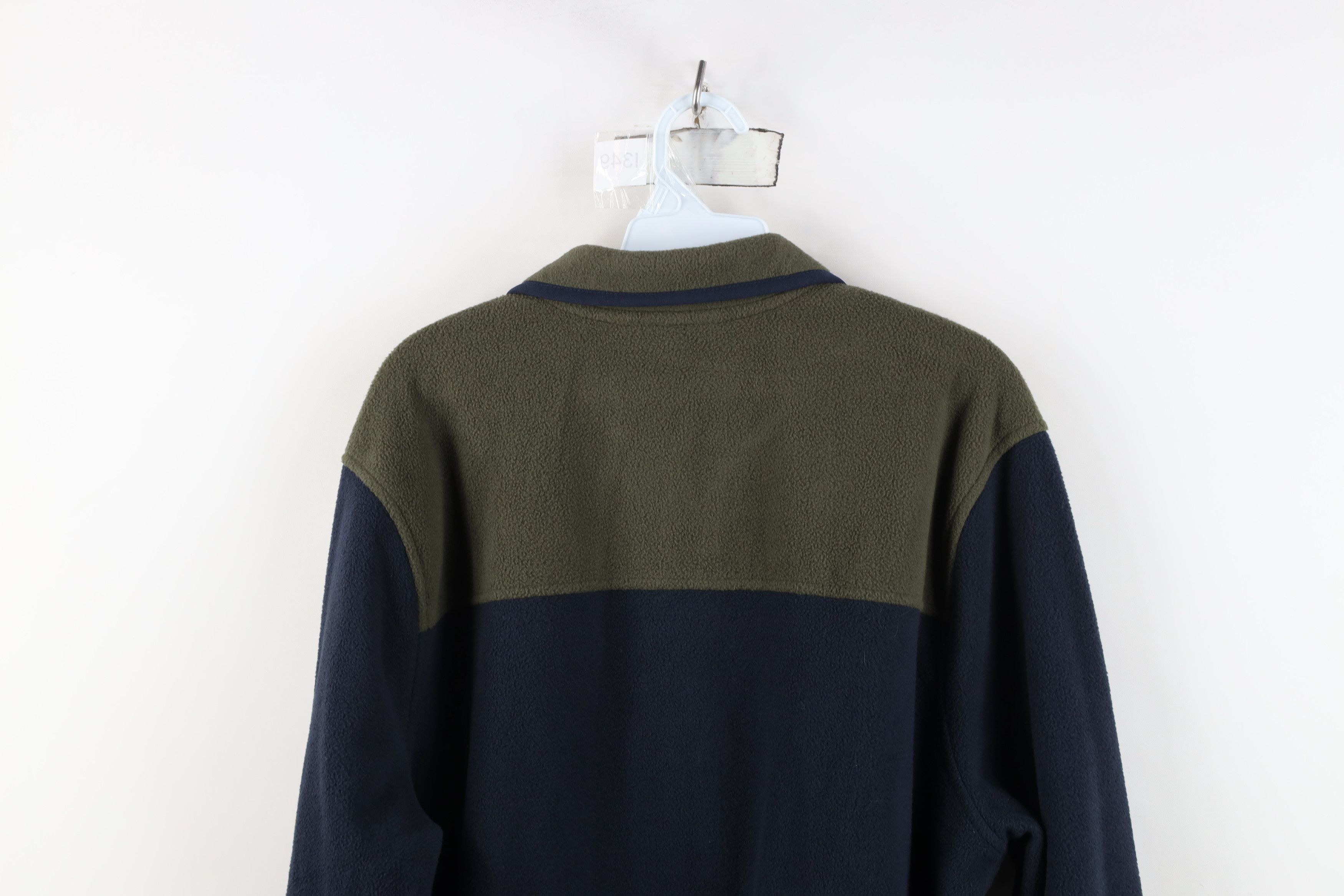 Brooks Brothers Brooks Brothers Color Block Half Zip Fleece Pullover Sweater Size US L / EU 52-54 / 3 - 11 Thumbnail