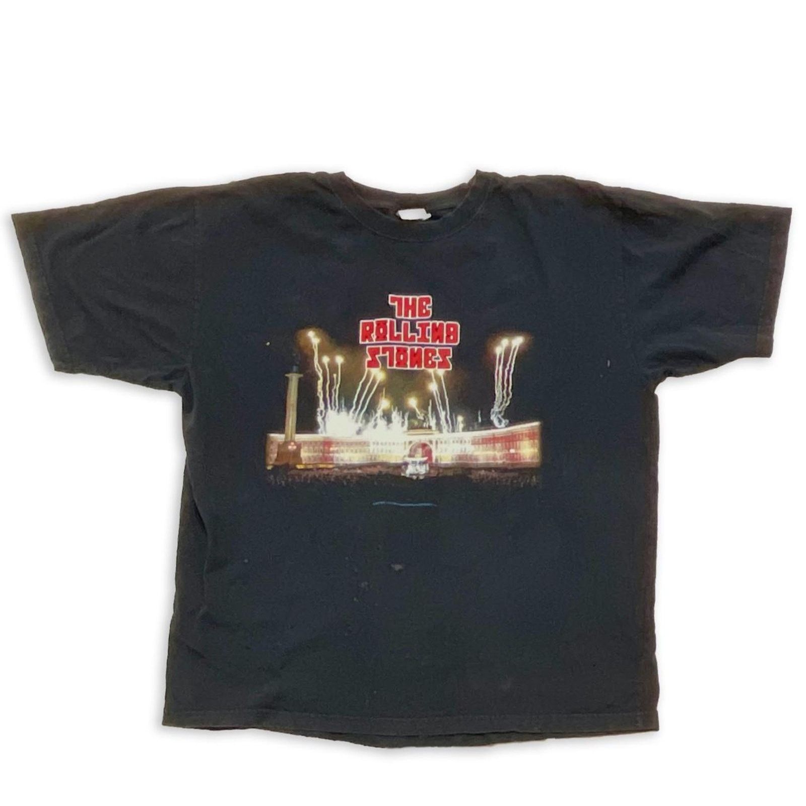 The Rolling Stones × Vintage Rolling Stones Russia Tour Shirt Size US XL / EU 56 / 4 - 1 Thumbnail