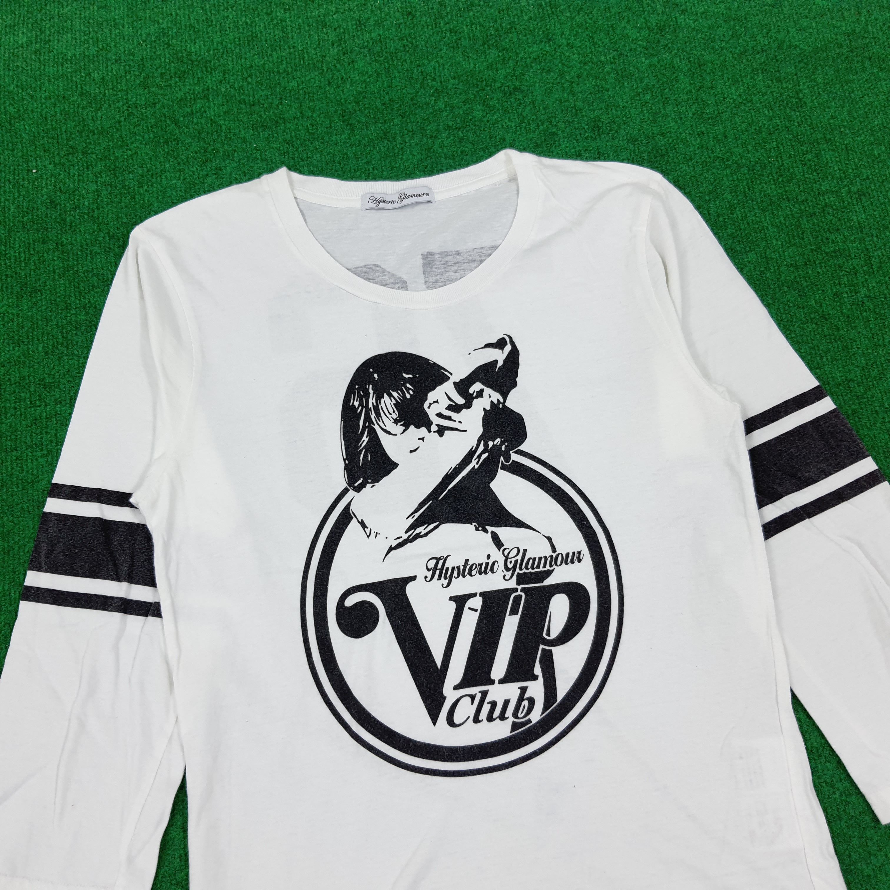 Hysteric Glamour × Japanese Brand × Vintage Vintage Hysteric Glamour VIP Club Japan Brand Tshirt Size XS / US 0-2 / IT 36-38 - 2 Thumbnail