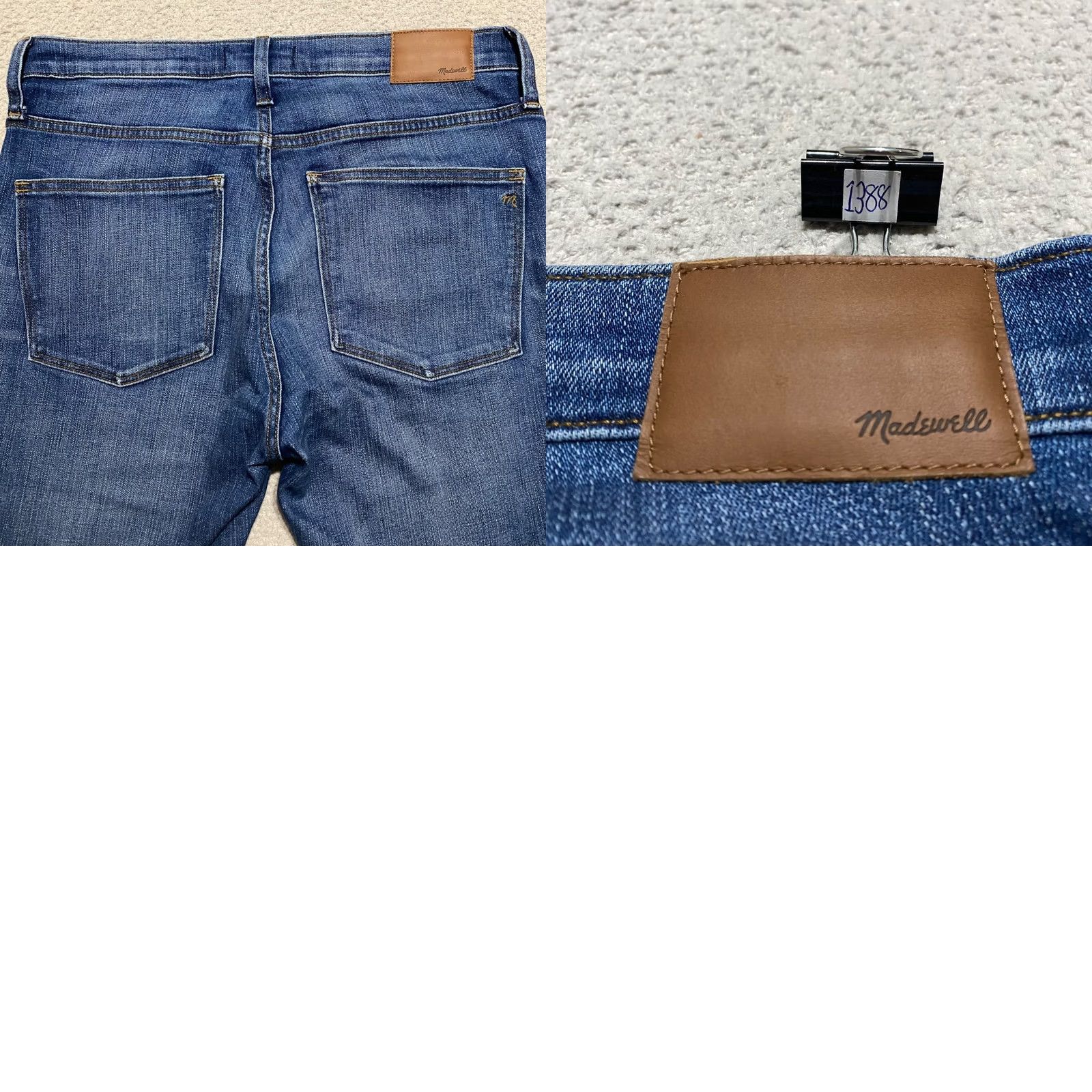 Madewell Madewell Jeans Womens 30 Blue Denim High Rise Skinny Crop Distressed Curvy Jeans Size 30" / US 8 / IT 44 - 9 Thumbnail