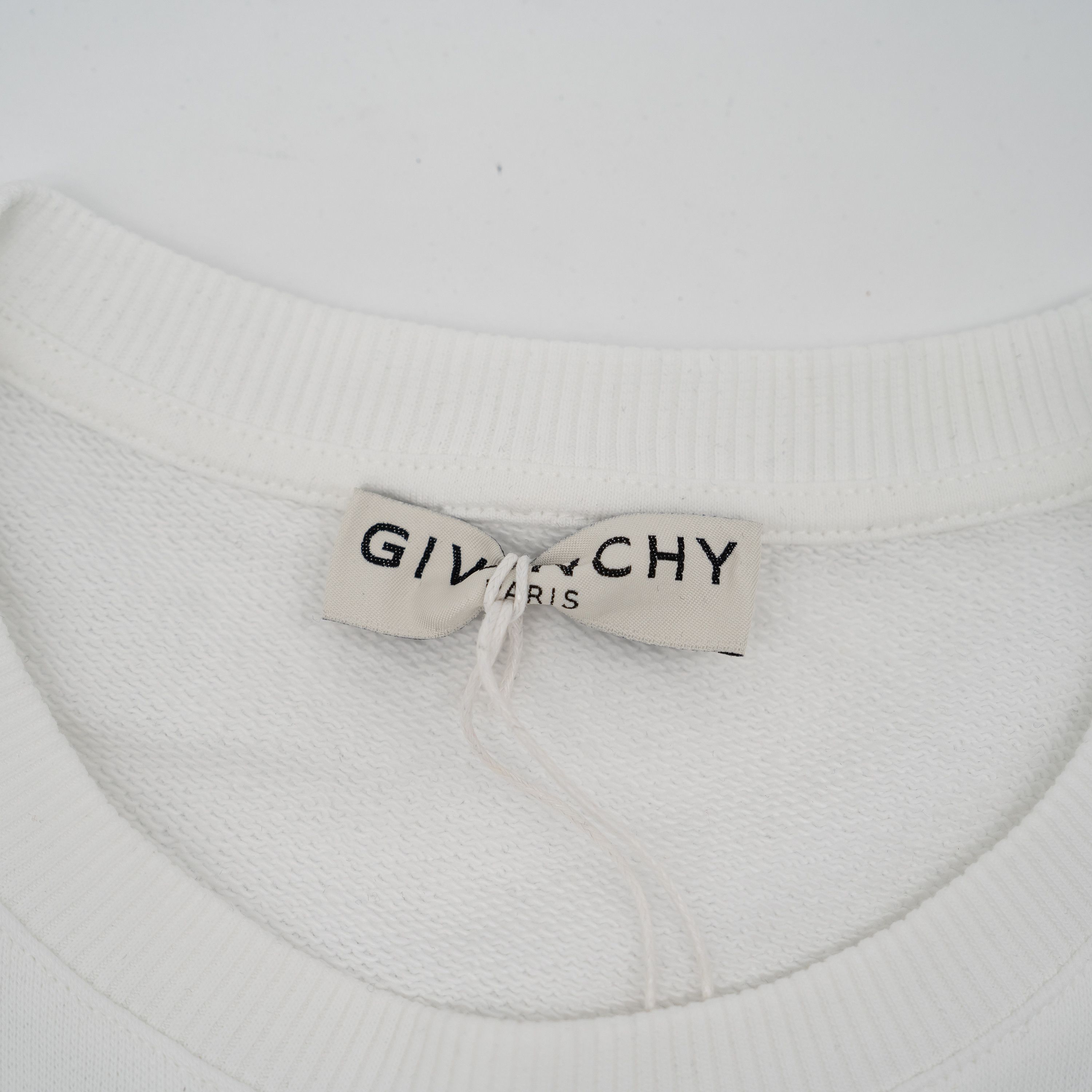 Givenchy XXL Givenchy Metallic Logo White Sweatshirt Size US XXL / EU 58 / 5 - 4 Thumbnail