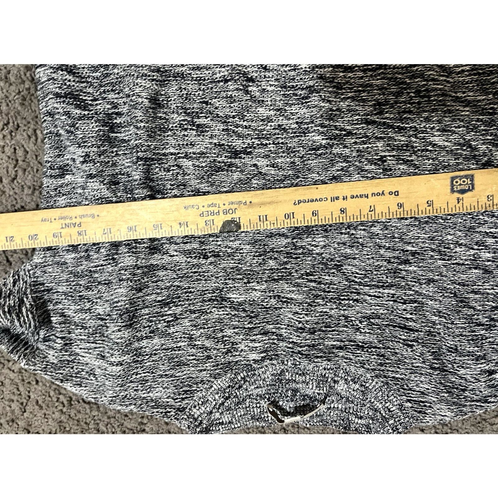 Loft Loft Blouse Women M Blue Knit Long Sleeve Crew Neck Herringbone Pullover Machine Washable Casual Womens Size M / US 6-8 / IT 42-44 - 4 Thumbnail