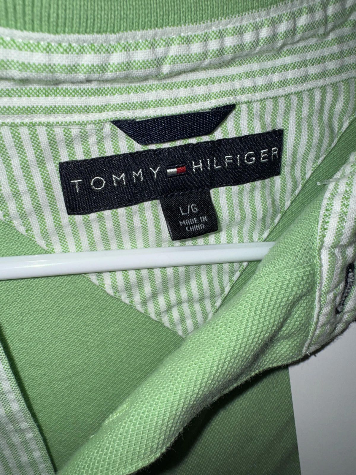 Tommy Hilfiger Tommy Hilfiger Men's Green Polo Shirt Large Size US L / EU 52-54 / 3 - 3 Thumbnail