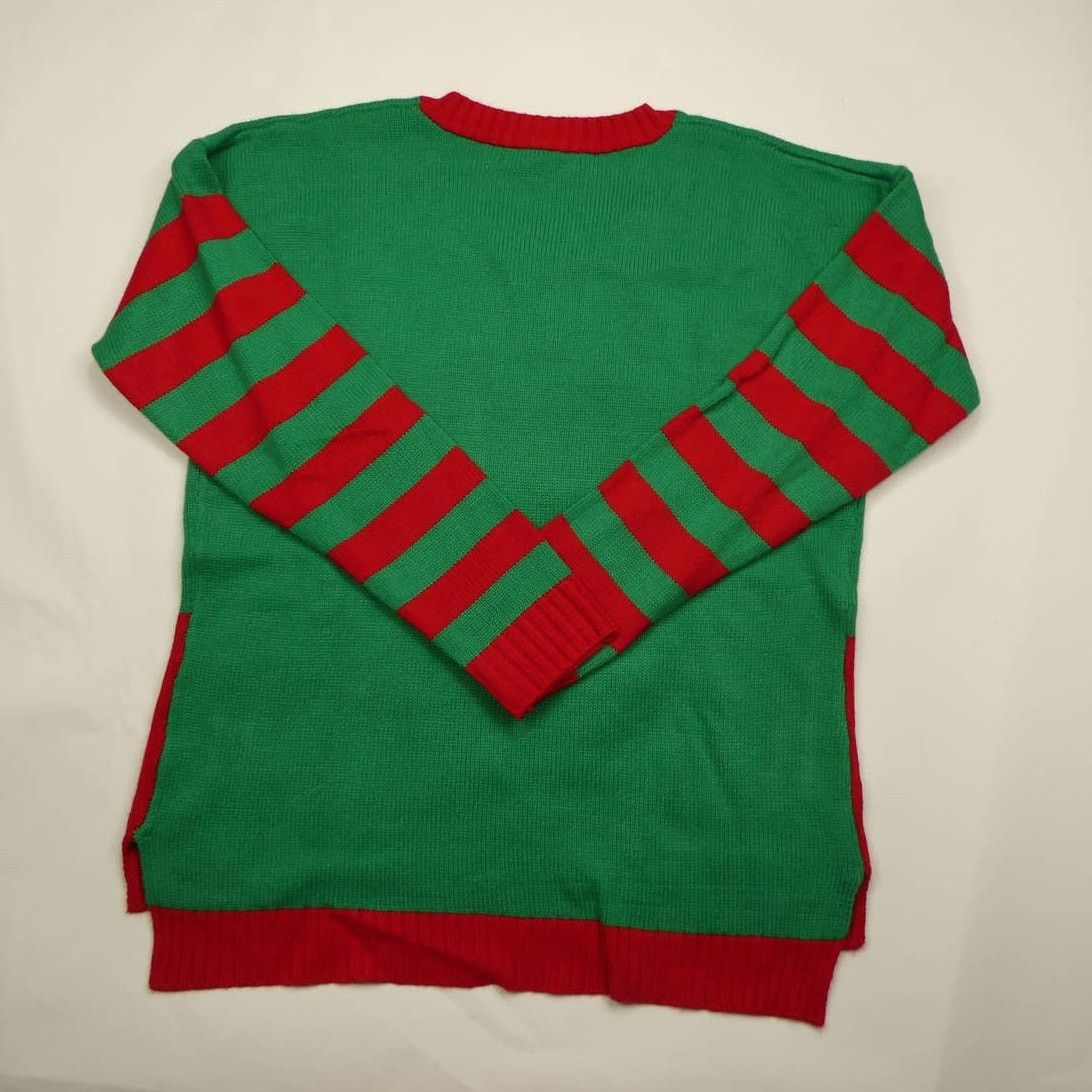 Ugly Gang UNITED STATES SWEATER, Christmas Sweater, Dog, Large Size L / US 10 / IT 46 - 2 Thumbnail