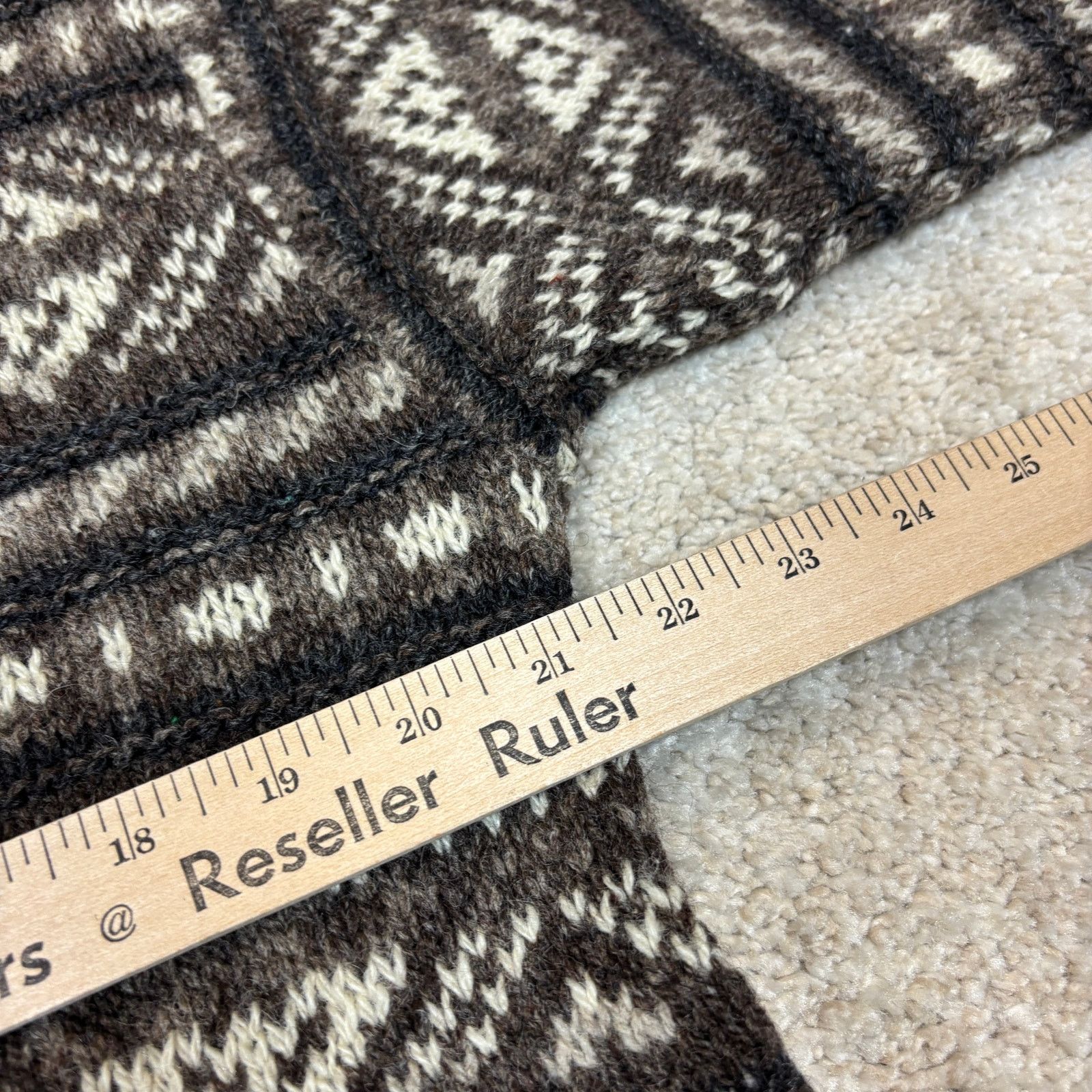 Rei × Vintage VTG 90s REI Wool Fair Isle Button Pullover Sweater Men's S Size US S / EU 44-46 / 1 - 5 Thumbnail