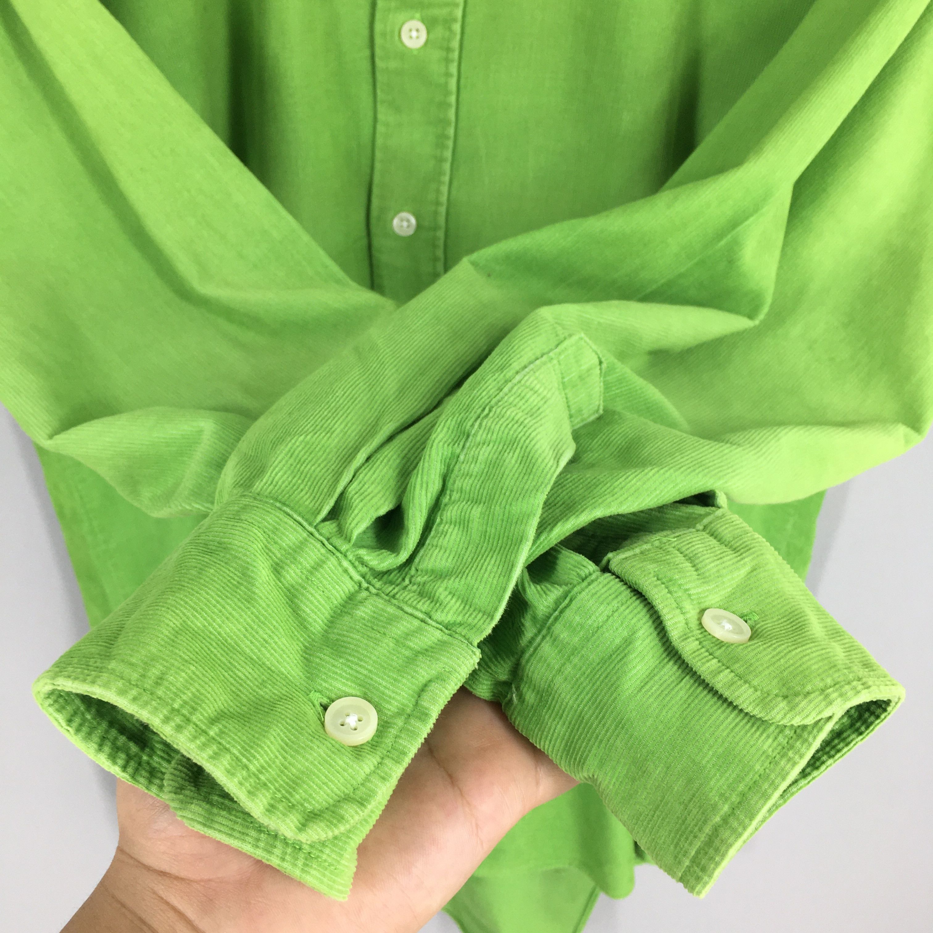 Polo Ralph Lauren Polo Ralph Lauren Neon Green Corduroy Oxfords Large Size US L / EU 52-54 / 3 - 5 Thumbnail