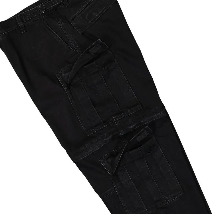 Vetements o1mle0226 Cargo Jeans in Black Size US 30 / EU 46 - 6 Thumbnail