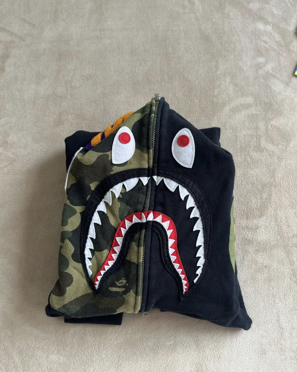 Bape BAPE Color Block Camo Shark Jacket K5 Size US M / EU 48-50 / 2 - 8 Thumbnail