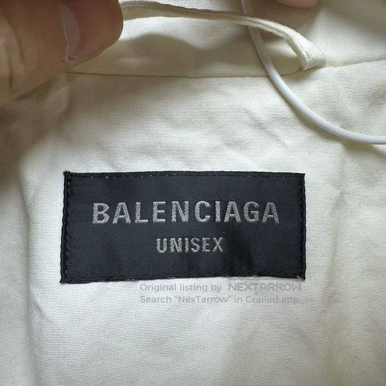 Balenciaga Balenciaga White Racing Logo Embroidered Zip-Up Windbreake Size US S / EU 44-46 / 1 - 3 Thumbnail