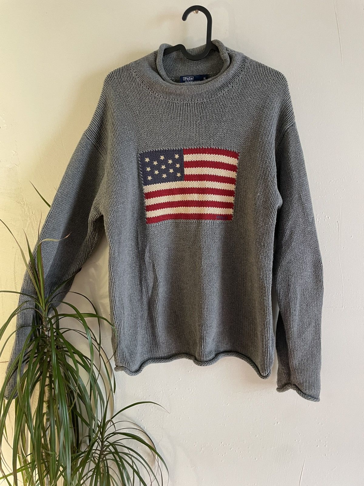 Polo Ralph Lauren Vintage Polo Ralph Lauren American Flag Sweater Size XL / US 12-14 / IT 48-50 - 1 Thumbnail