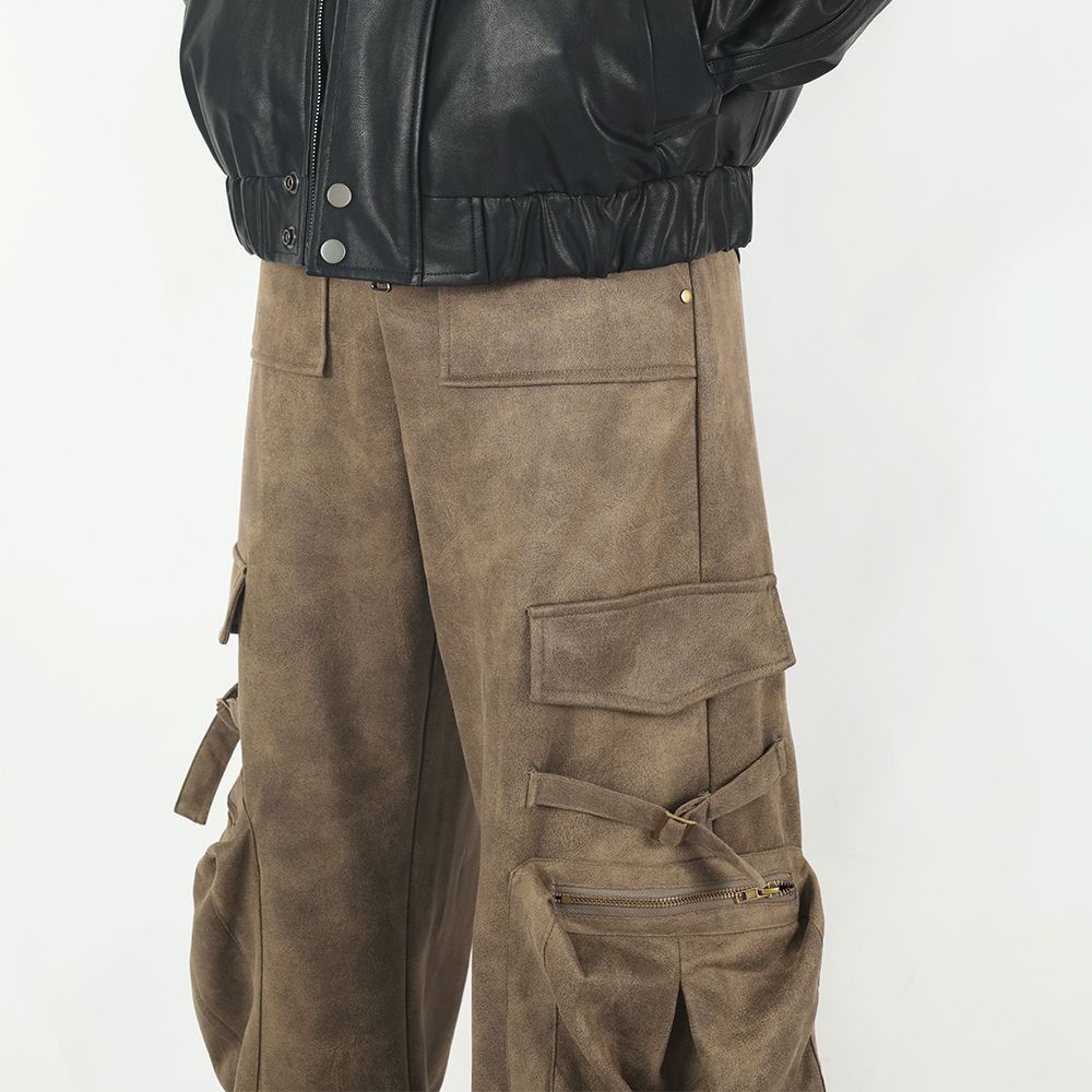 Japanese Brand × Jean America Street Straight Tube Retro Work Casual Pants Size US 28 / EU 44 - 5 Thumbnail