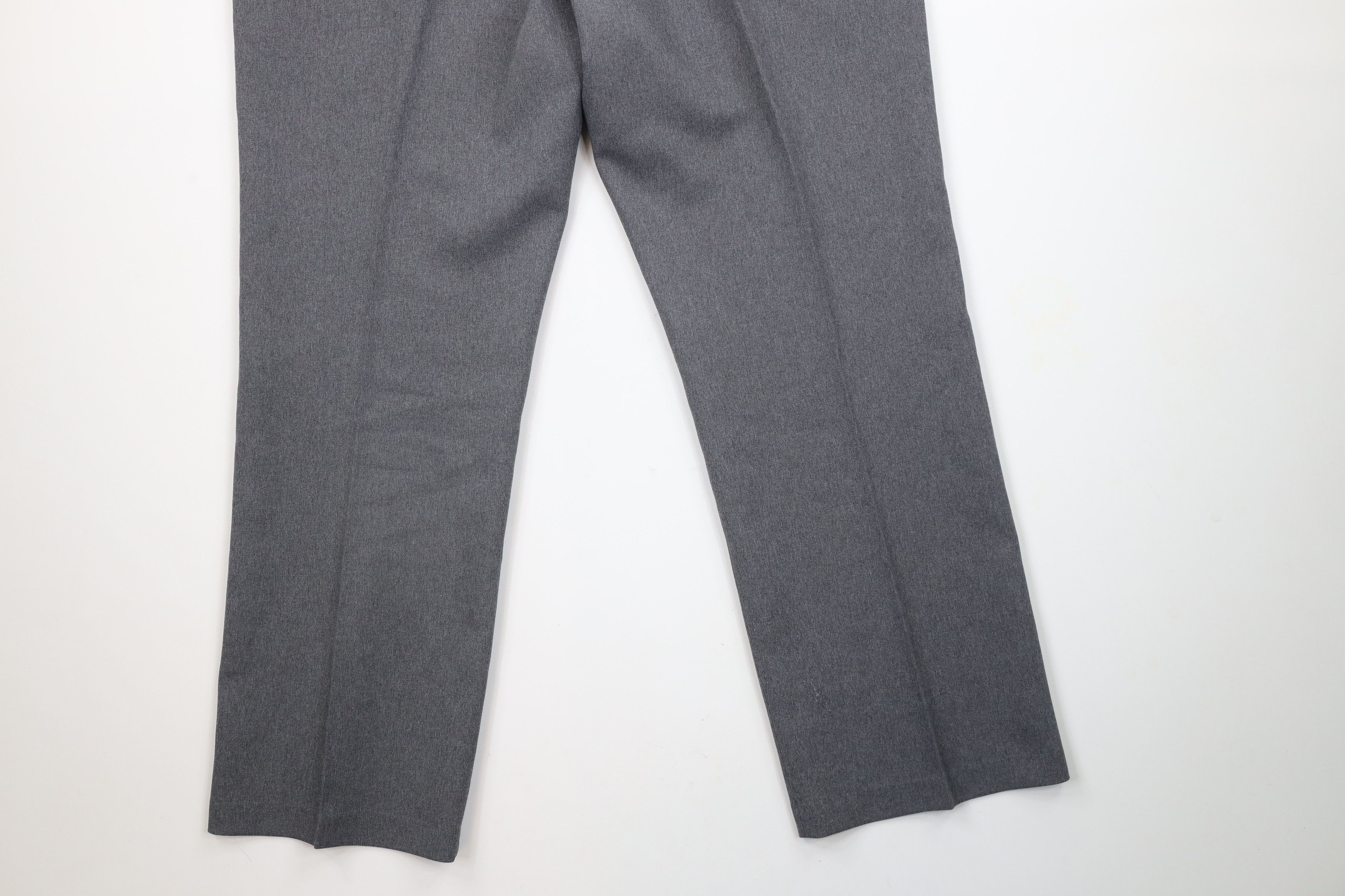 Vintage Vintage 70s Streetwear Wide Leg Trousers Pants Gray USA Size US 36 / EU 52 - 11 Thumbnail