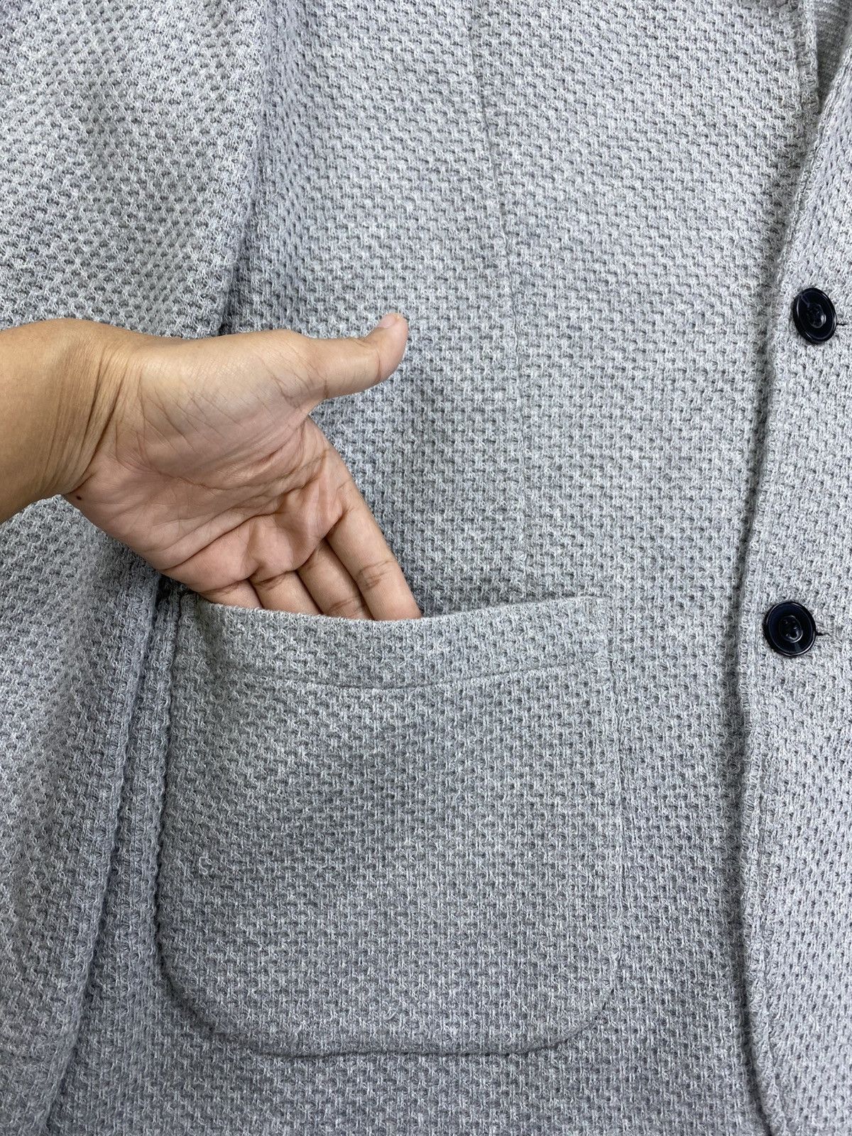 Japanese Brand × SHIPS × Vintage Vintage SHIPS Texbrid 3 Pocket Knit Jacket Size US M / EU 48-50 / 2 - 6 Thumbnail