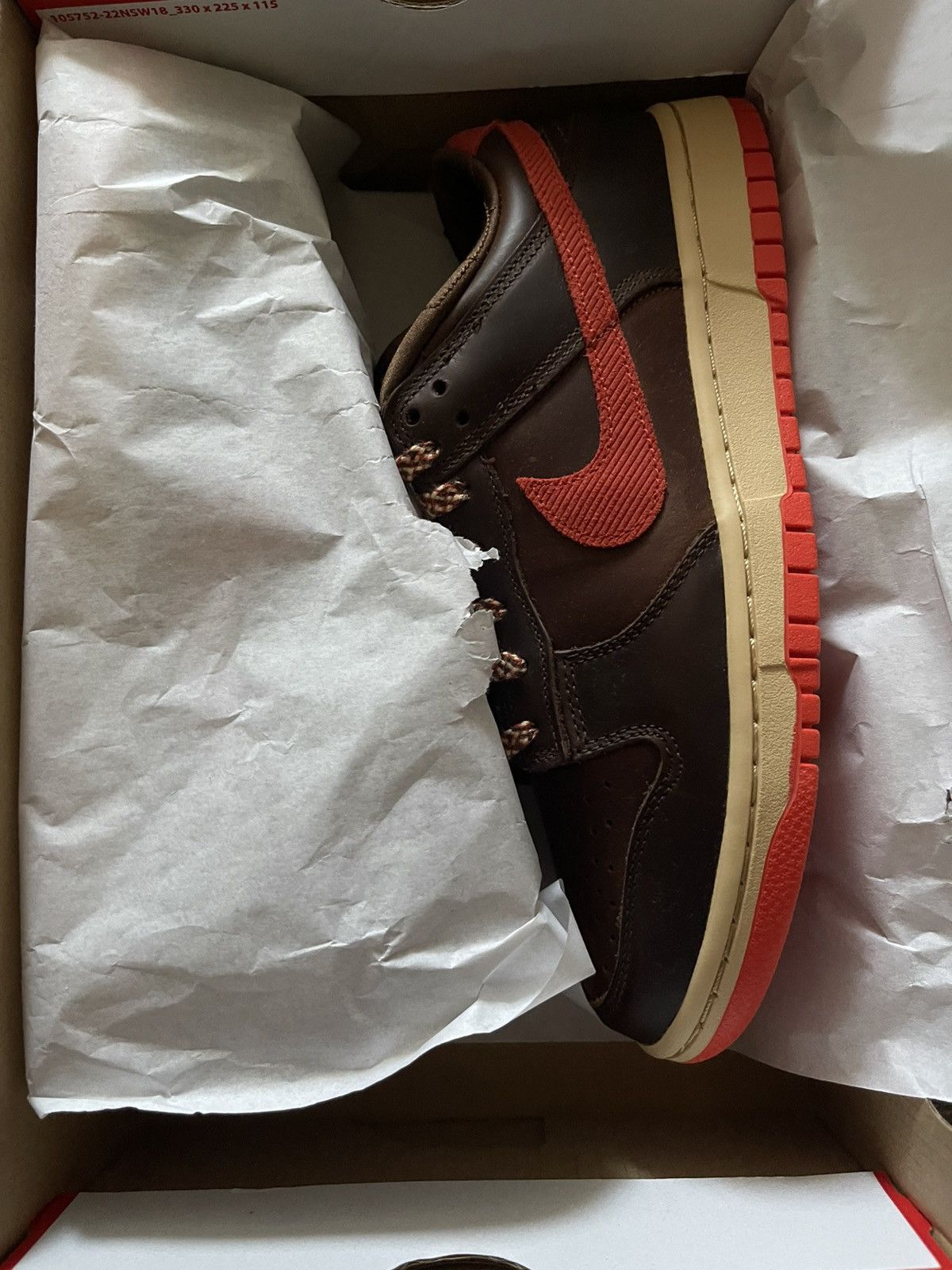 Nike *New* Nike Dunk Low Retro Light British Tan Size US 11 / EU 44 - 6 Thumbnail