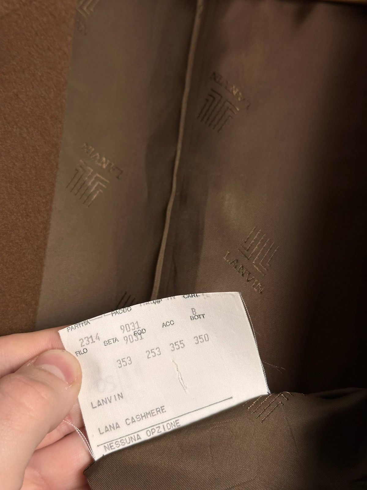 Lanvin Lanvin Paris Wool Cashmere Blend Double Breasted Trench Coat Size XL / US 12-14 / IT 48-50 - 14 Thumbnail