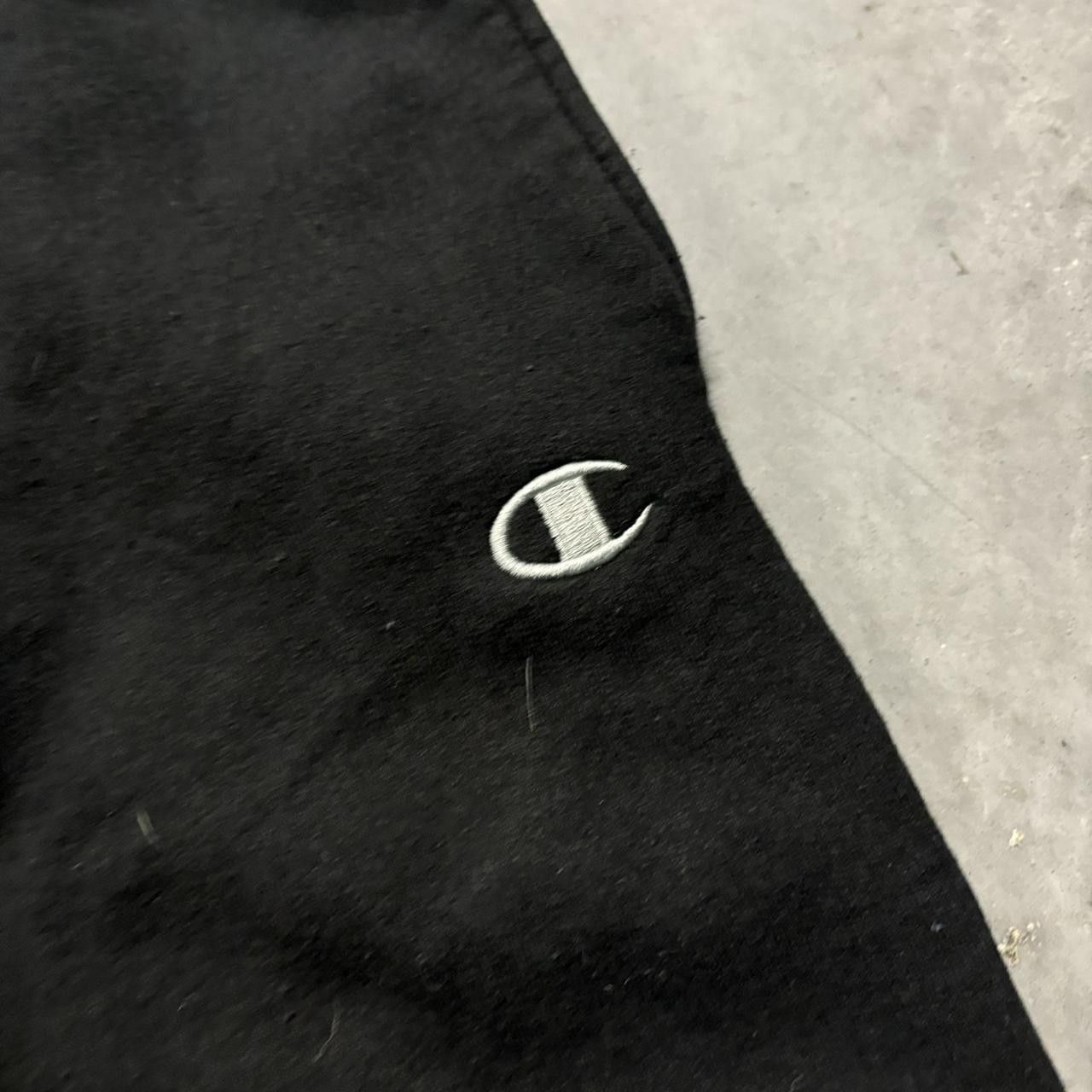 Japanese Brand × Vintage Crazy Vintage Y2K/2000s Black Skater Heavyweight Essential Sweatpants! Size US 32 / EU 48 - 6 Thumbnail