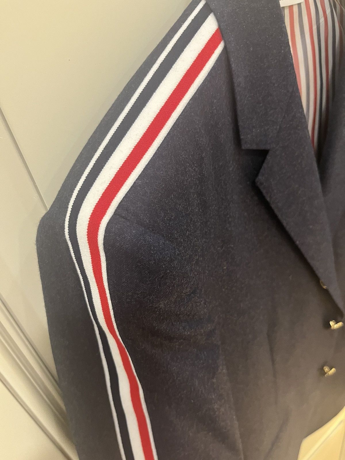 Thom Browne RWB ELASTIC STRIPE SPORT blazer and pants Size 46R - 9 Thumbnail