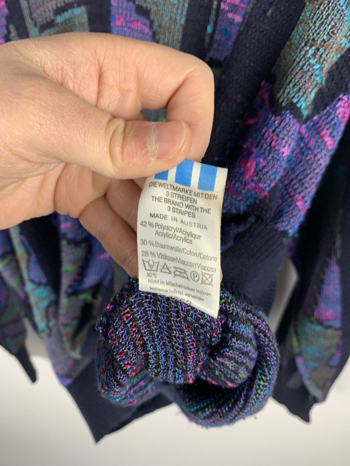 Adidas Adidas Vintage Knitted Sweater V-Neck 90’s Coogi Style Size US S / EU 44-46 / 1 - 22 Thumbnail
